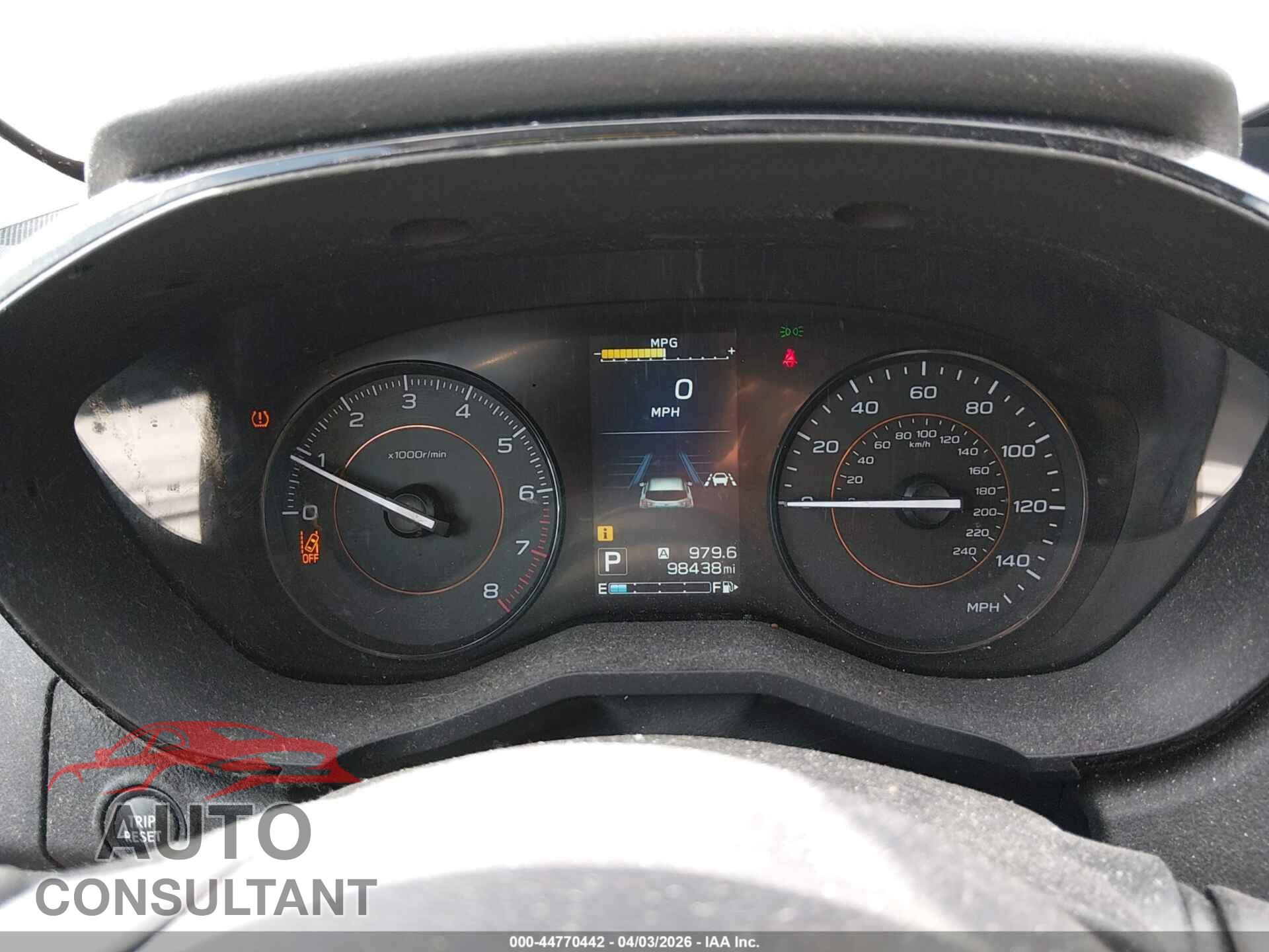 SUBARU CROSSTREK 2019 - JF2GTABC3KH232004