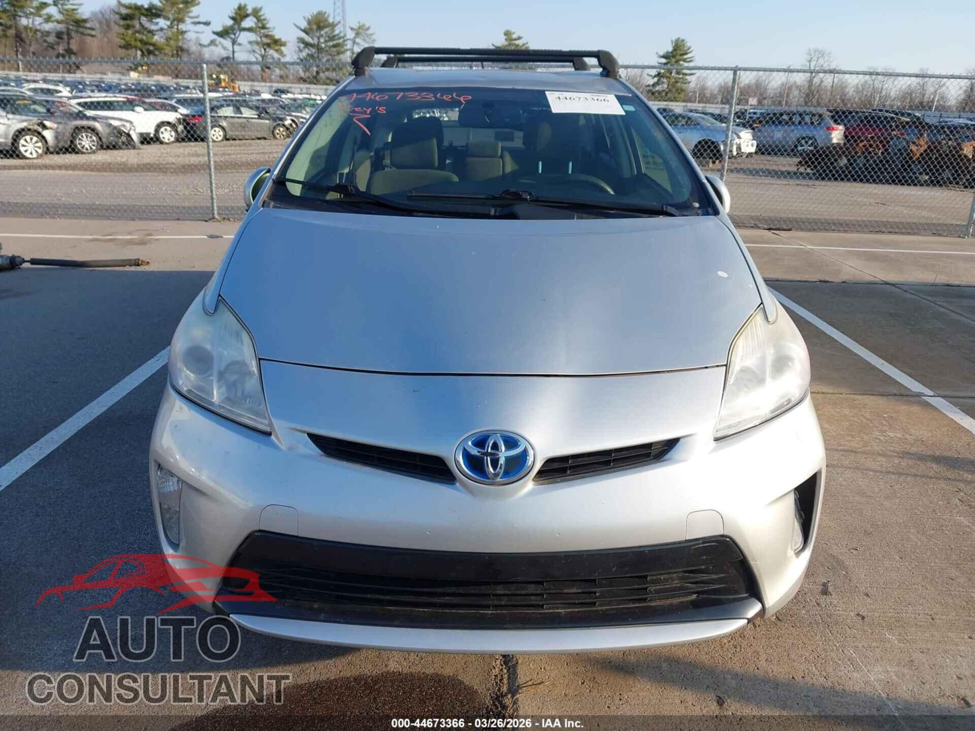 TOYOTA PRIUS 2013 - JTDKN3DU5D5546066
