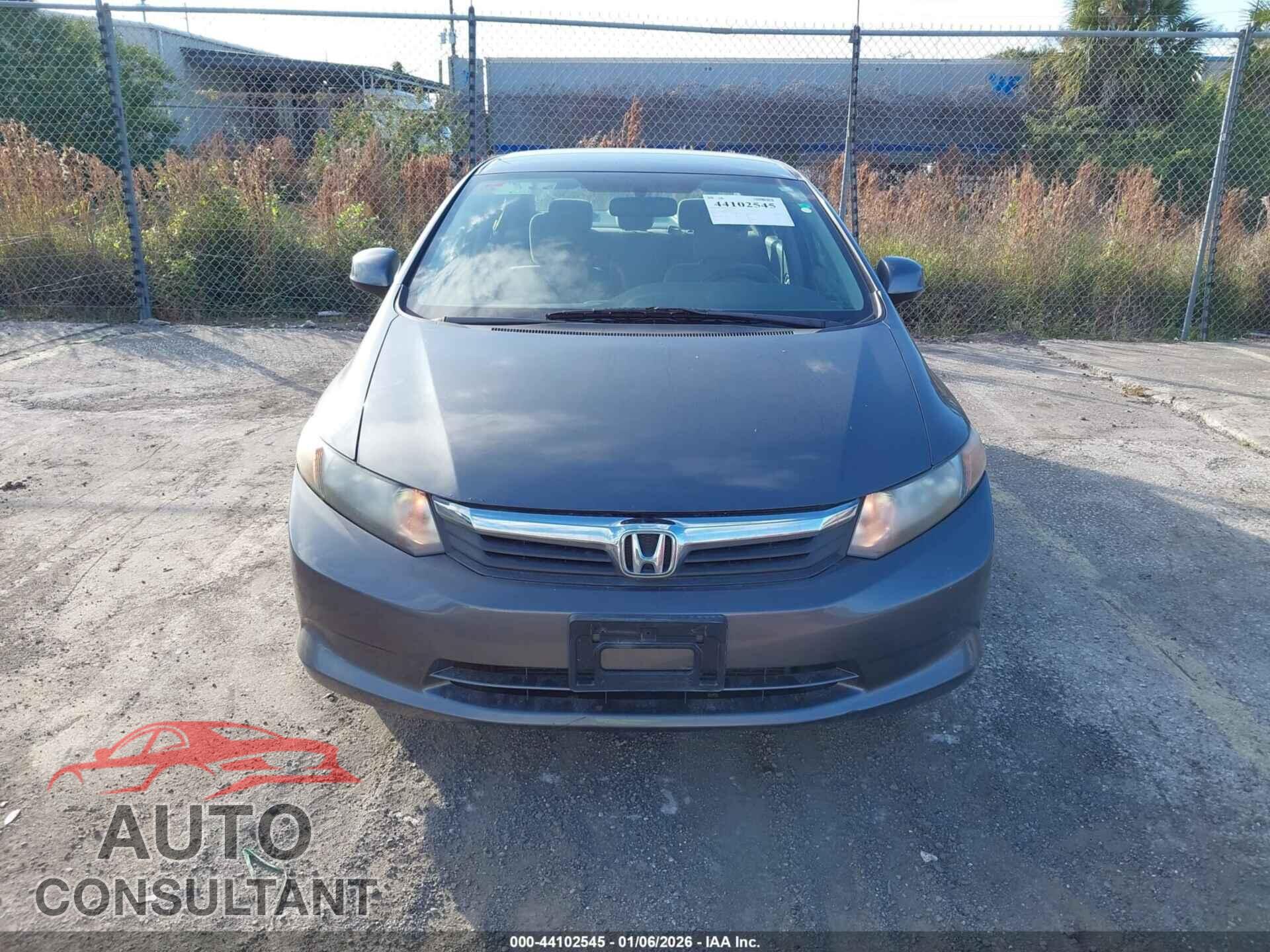 HONDA CIVIC 2012 - 19XFB2E55CE015531