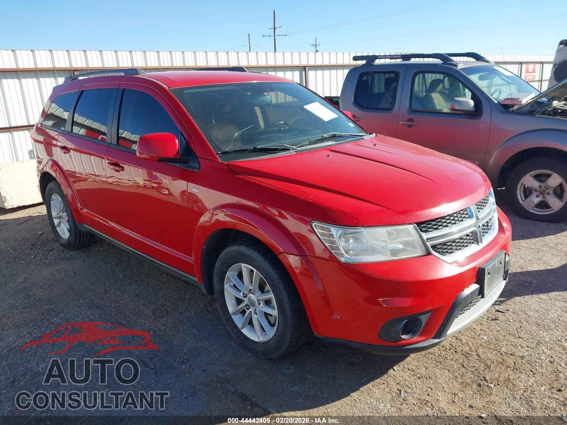 DODGE JOURNEY 2013 - 3C4PDCBGXDT538504