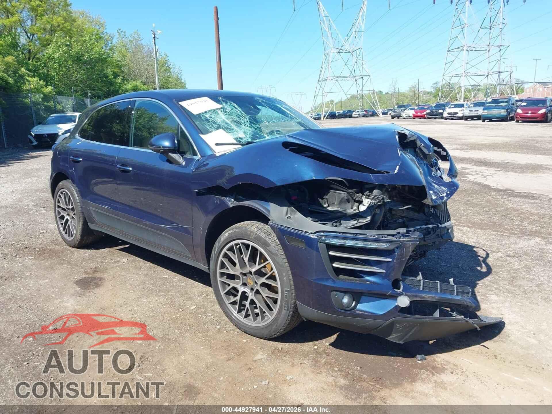 PORSCHE MACAN 2016 - WP1AB2A59GLB51012