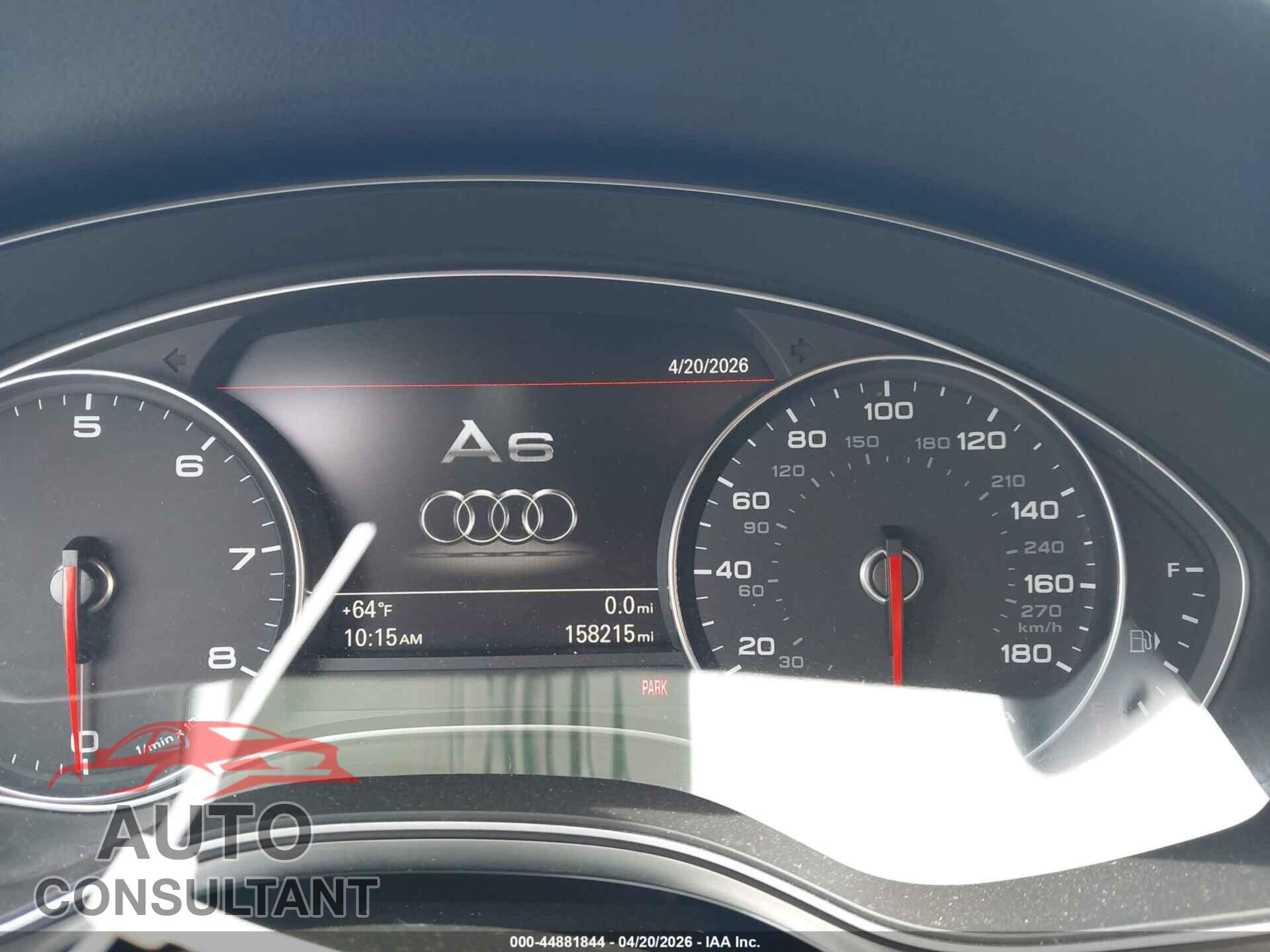 AUDI A6 2013 - WAUGFAFC1DN030974