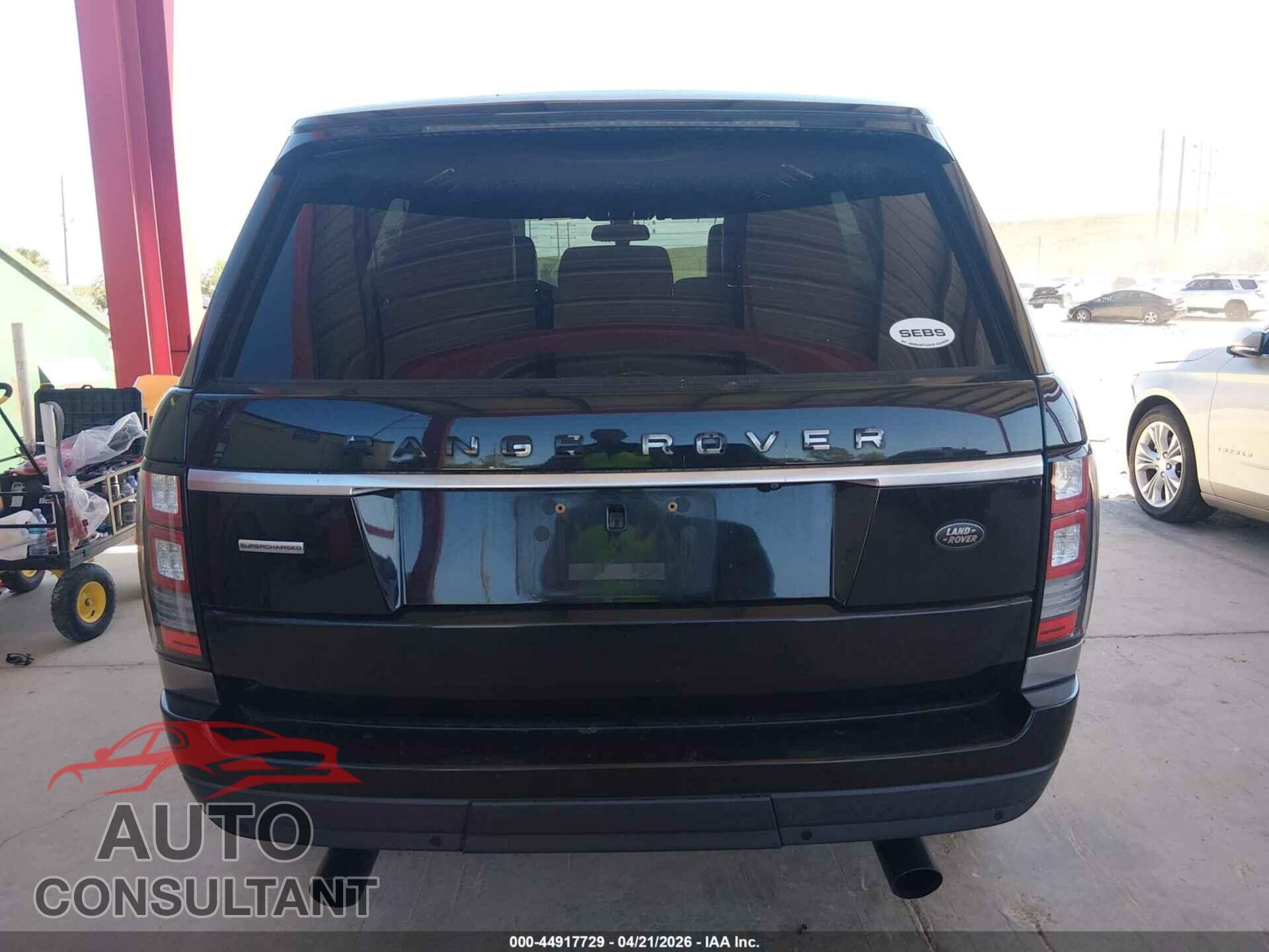 LAND ROVER RANGE ROVER 2013 - SALGS2EF8DA112409