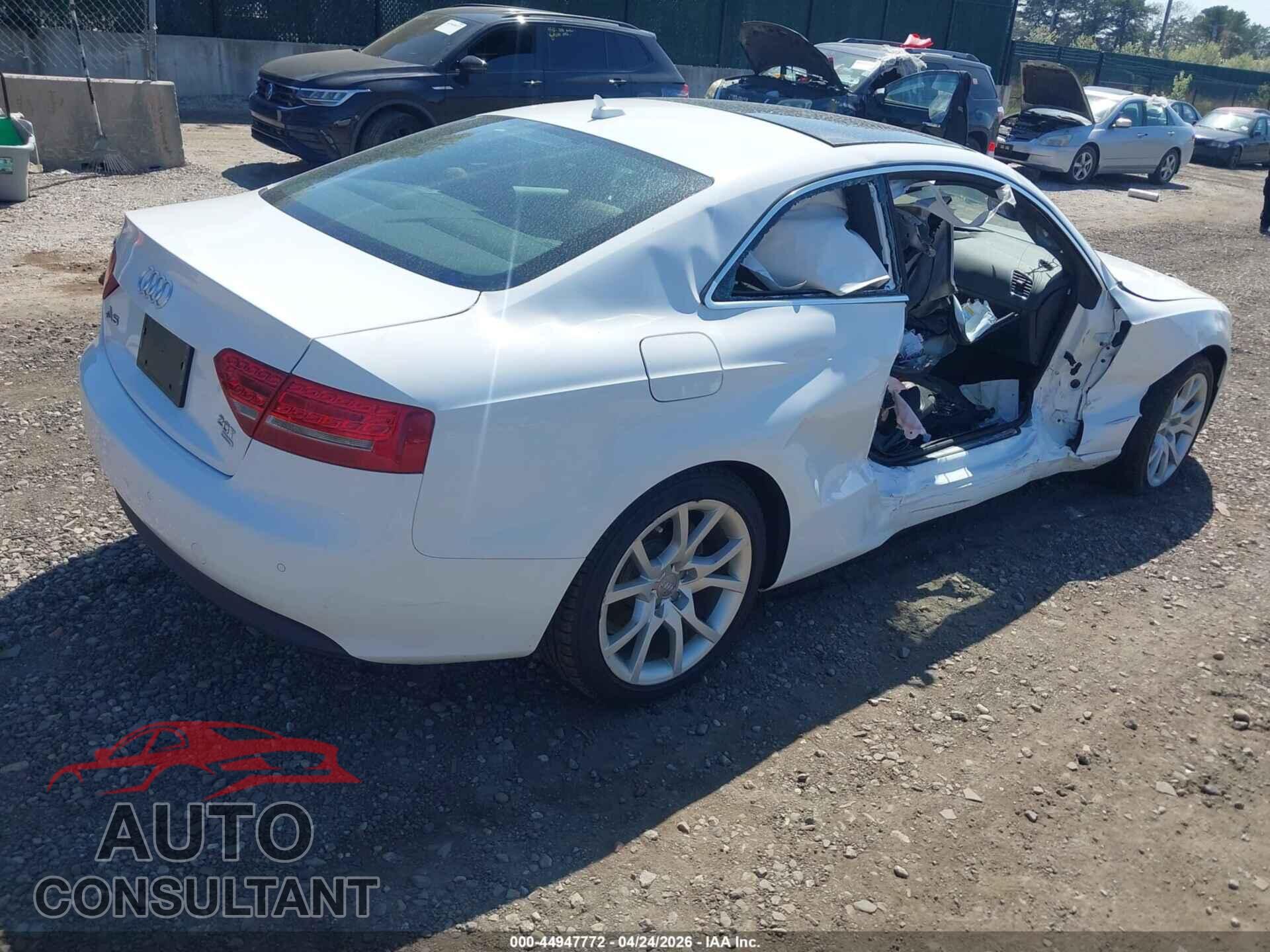 AUDI A5 2012 - WAULFAFR8CA022489