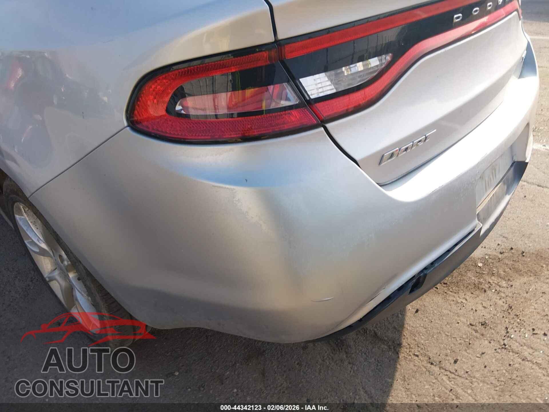 DODGE DART 2013 - 1C3CDFBA2DD267850
