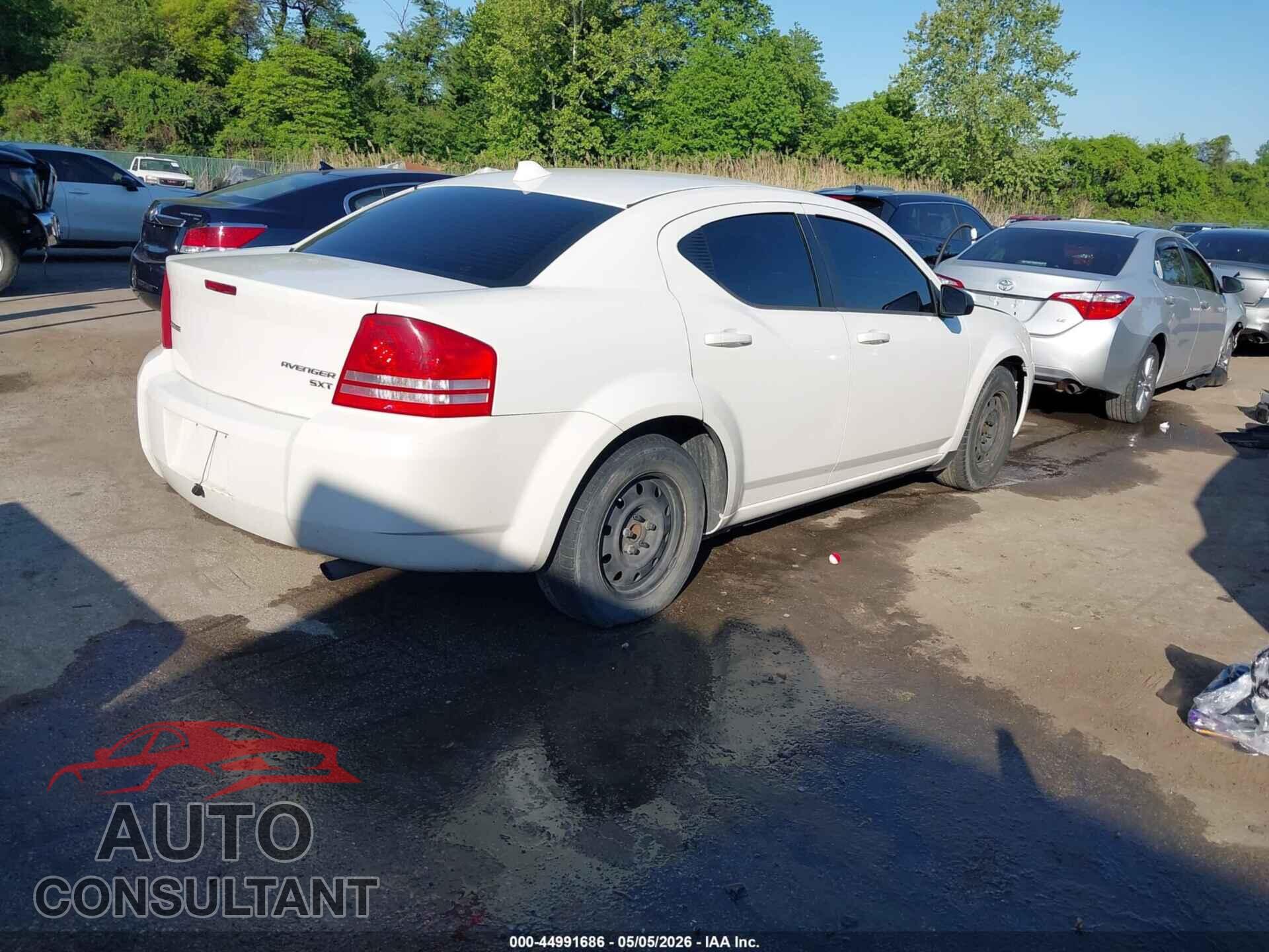 DODGE AVENGER 2010 - 1B3CC4FB0AN128202