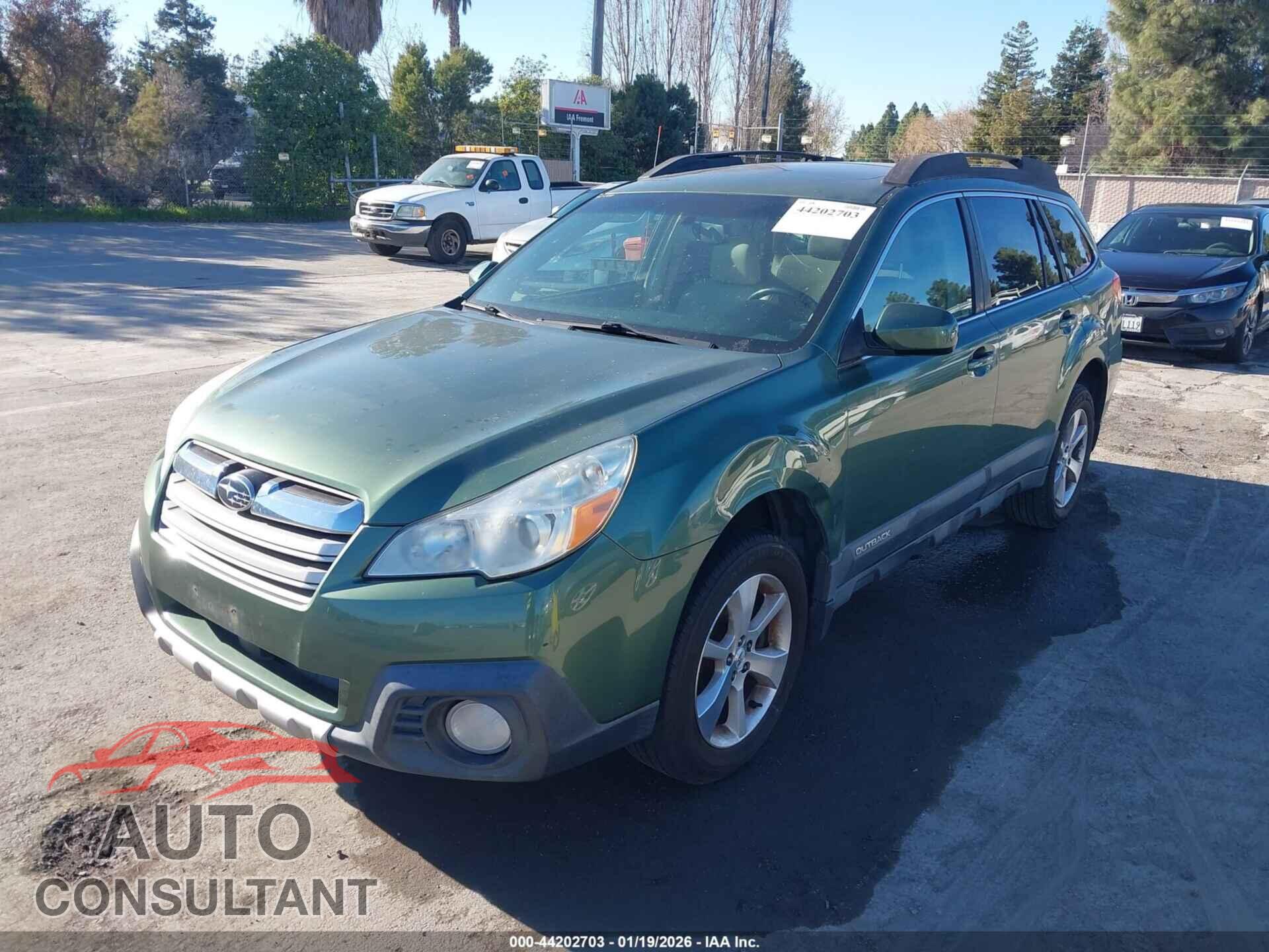 SUBARU OUTBACK 2013 - 4S4BRDKC8D2220912