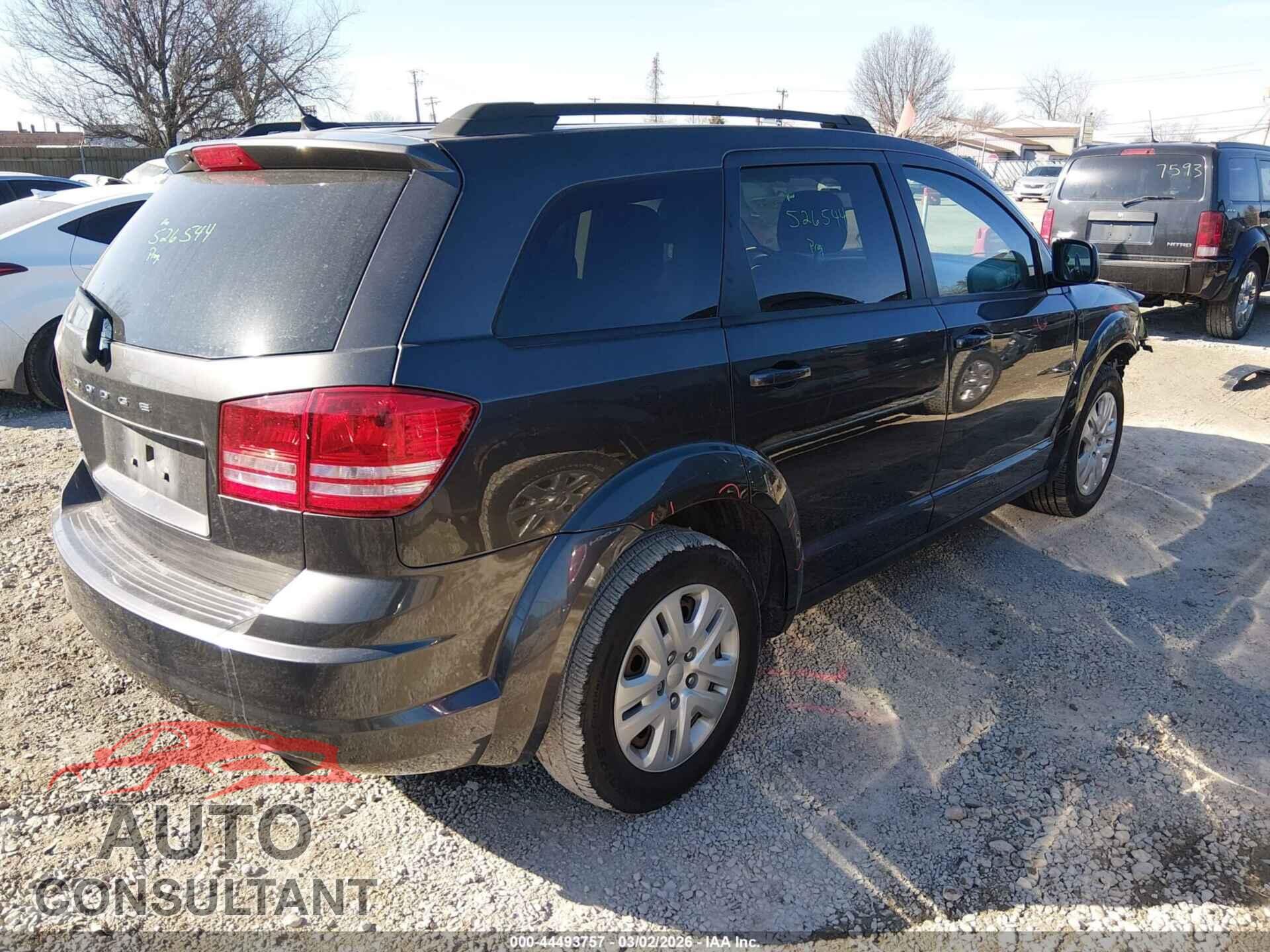 DODGE JOURNEY 2017 - 3C4PDCAB3HT560100