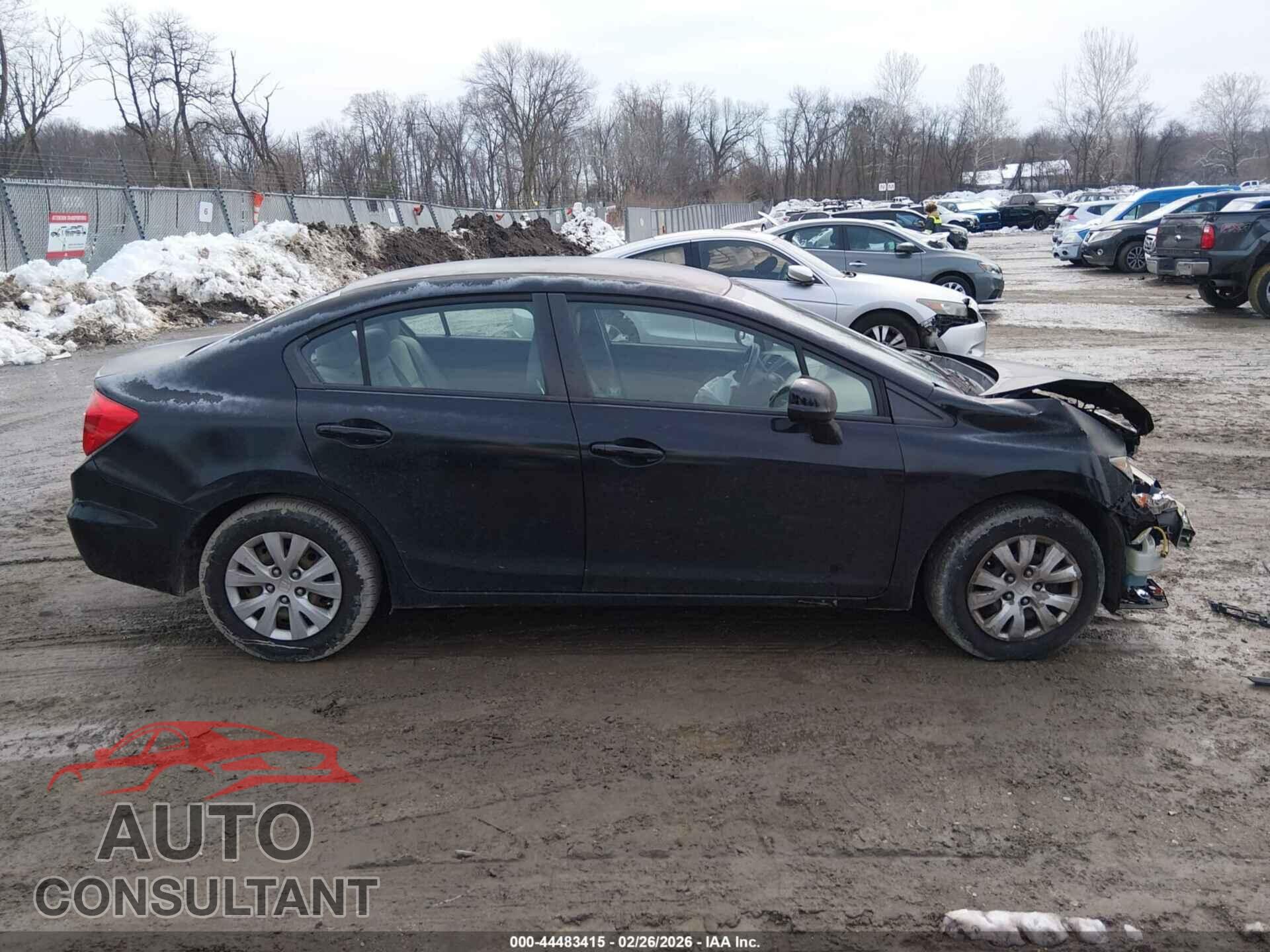 HONDA CIVIC 2012 - 2HGFB2F51CH524908