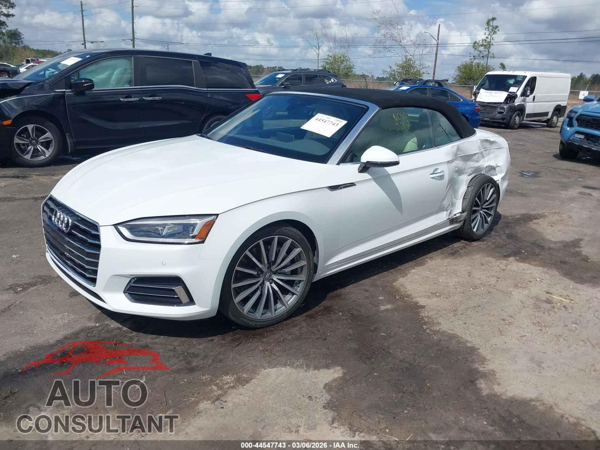 AUDI A5 2018 - WAUYNGF50JN019763