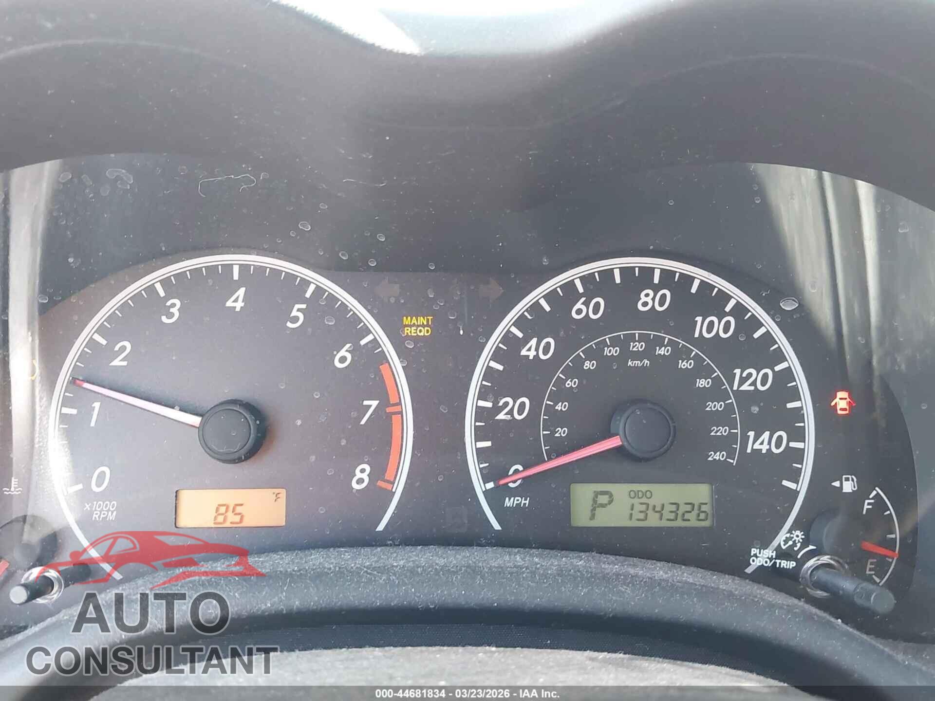 TOYOTA COROLLA 2013 - 5YFBU4EEXDP089368