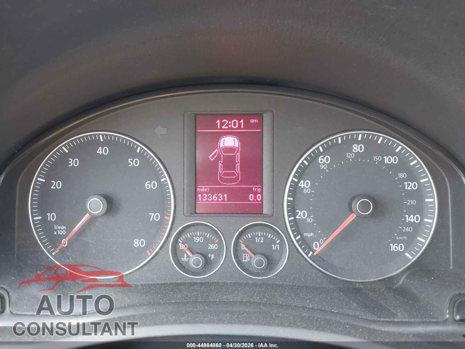 VOLKSWAGEN EOS 2009 - WVWBA71F29V022342