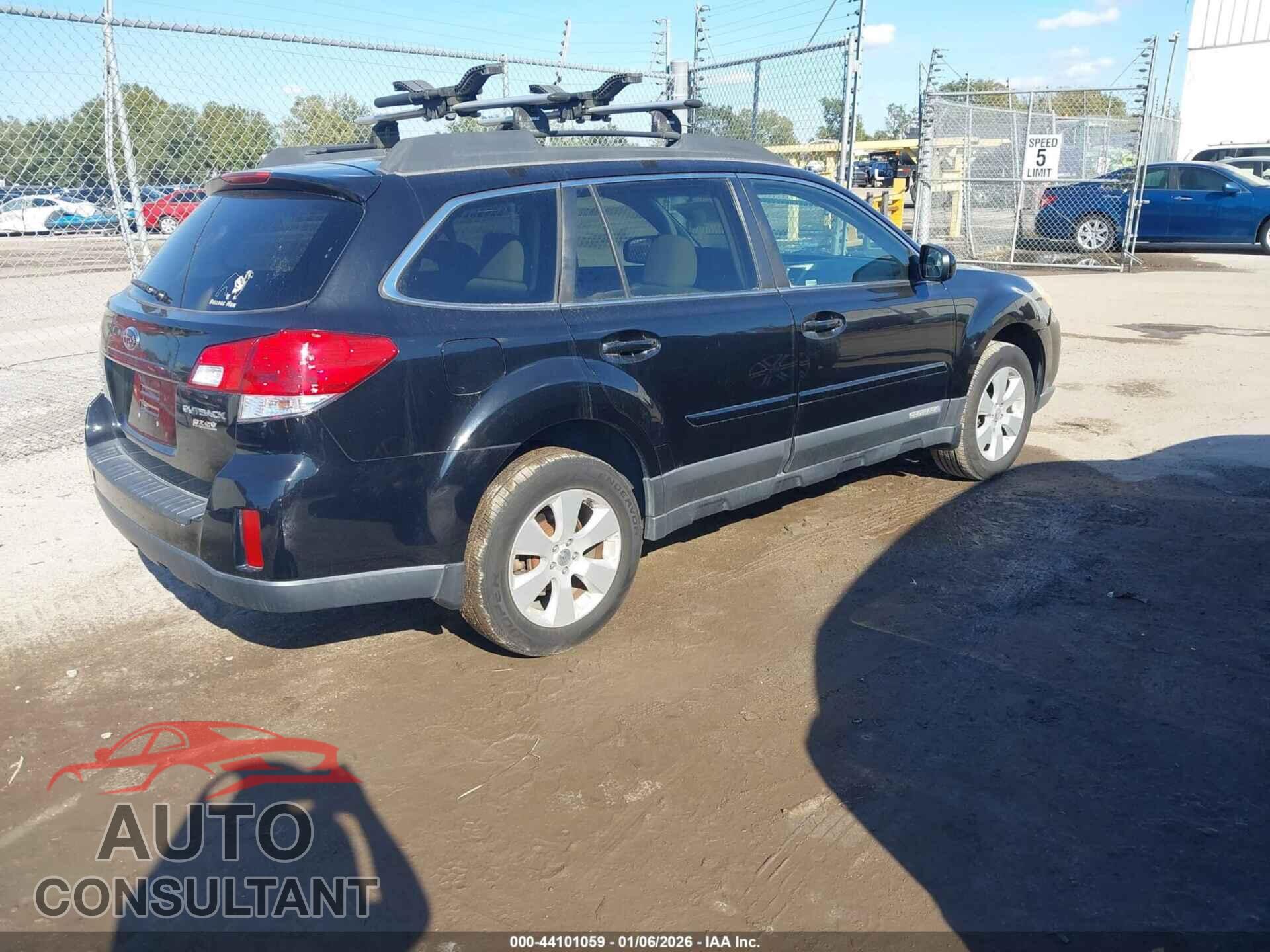 SUBARU OUTBACK 2012 - 4S4BRBGC5C3262296