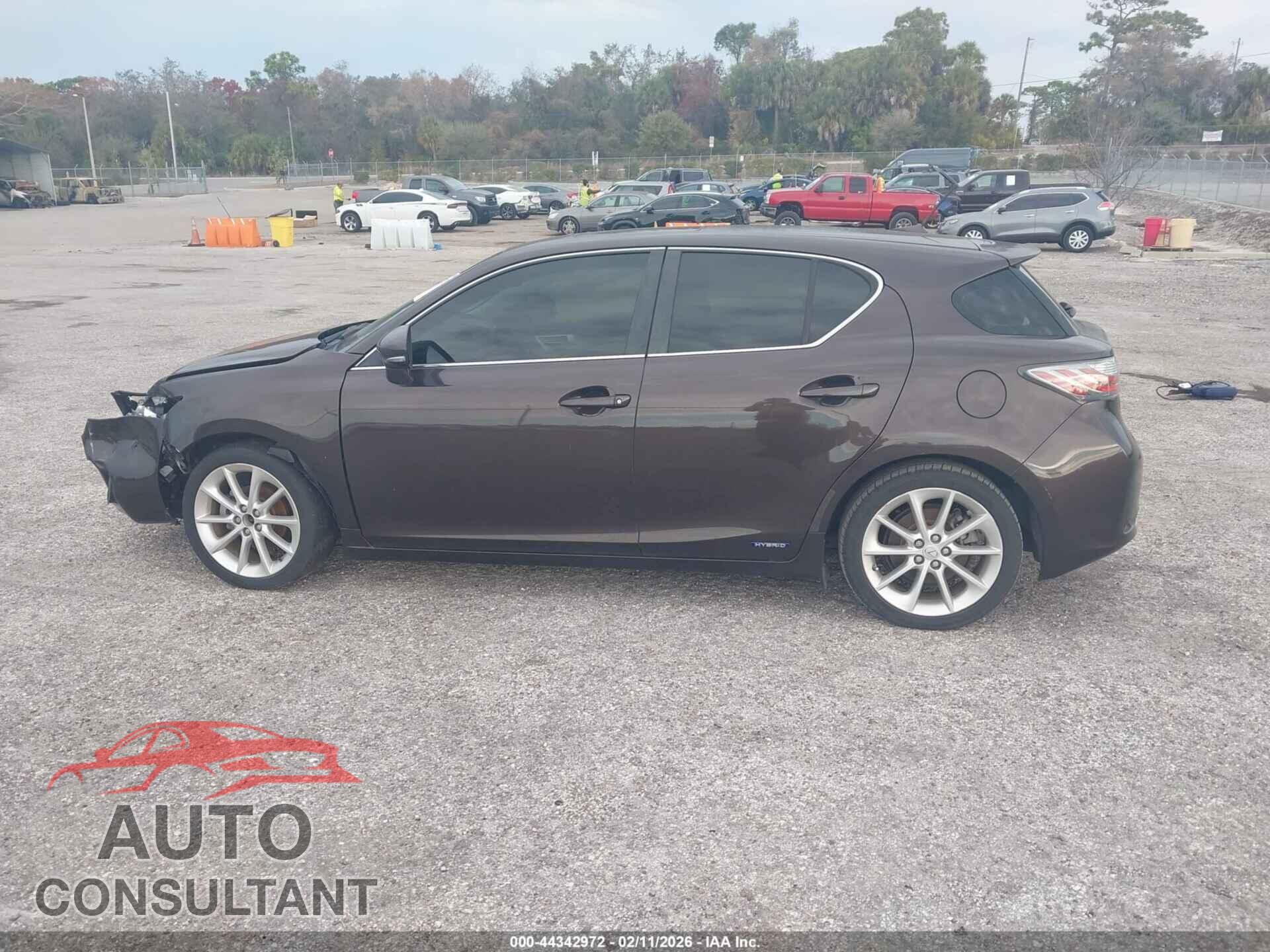 LEXUS CT 200H 2012 - JTHKD5BH0C2070649