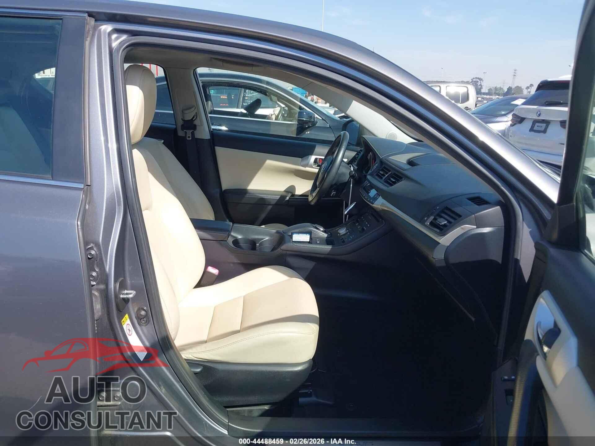 LEXUS CT 200H 2012 - JTHKD5BH7C2075136