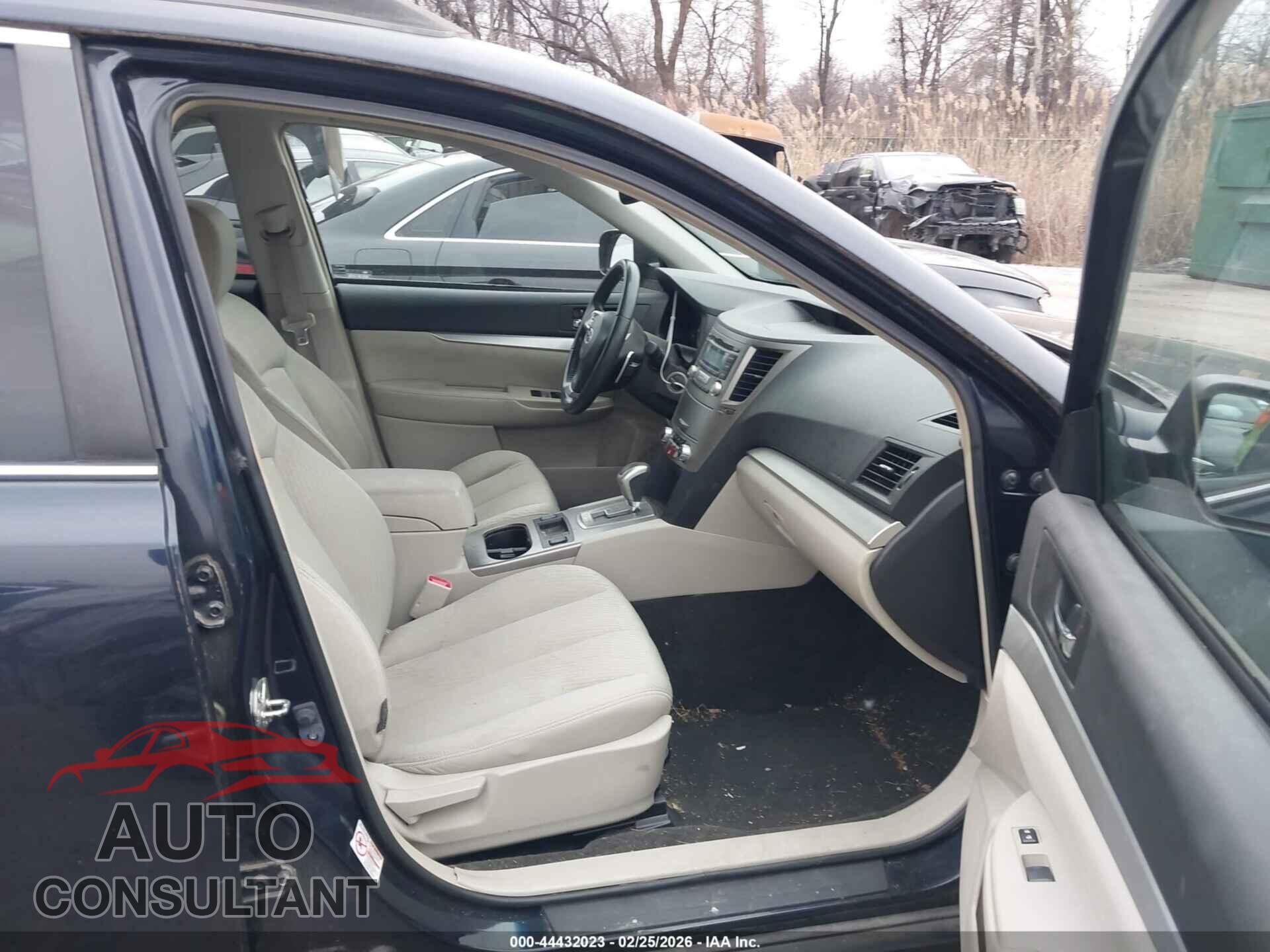 SUBARU OUTBACK 2012 - 4S4BRBGC5C3244851