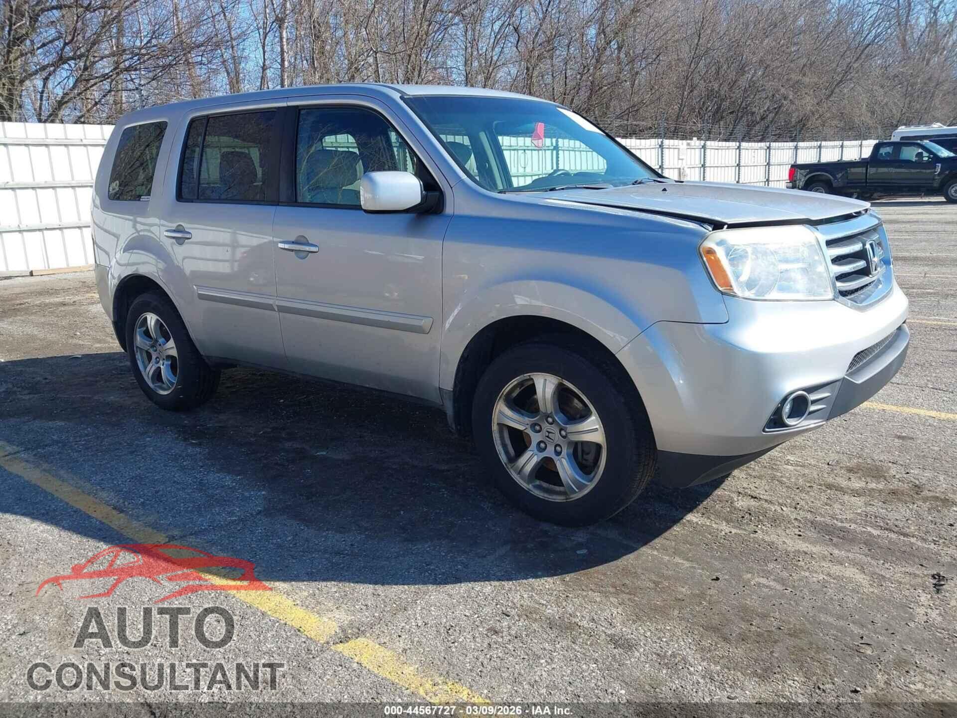 HONDA PILOT 2012 - 5FNYF3H49CB014804