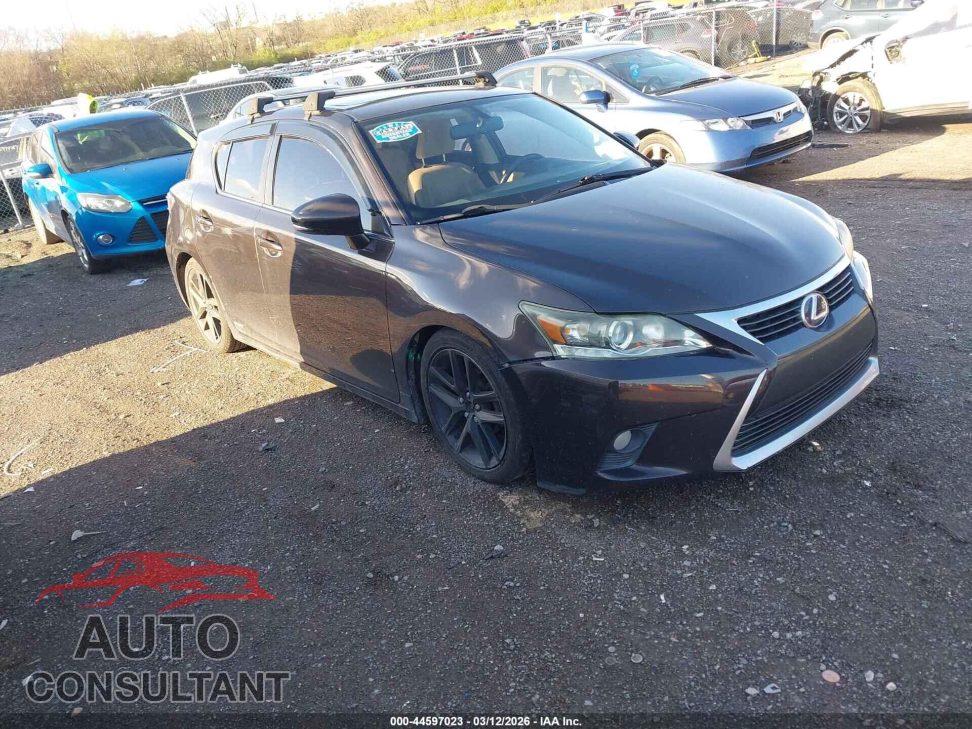 LEXUS CT 200H 2014 - JTHKD5BH7E2176356