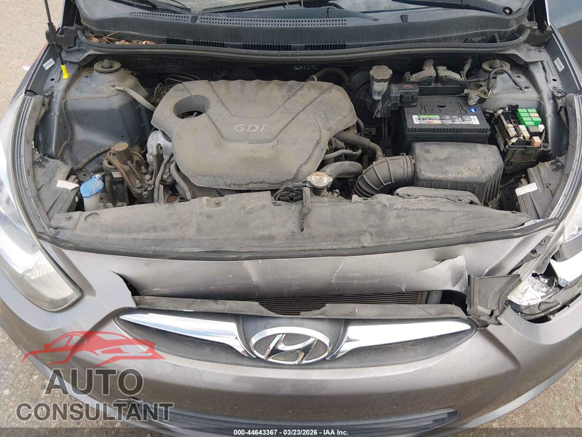 HYUNDAI ACCENT 2013 - KMHCT5AE5DU131950