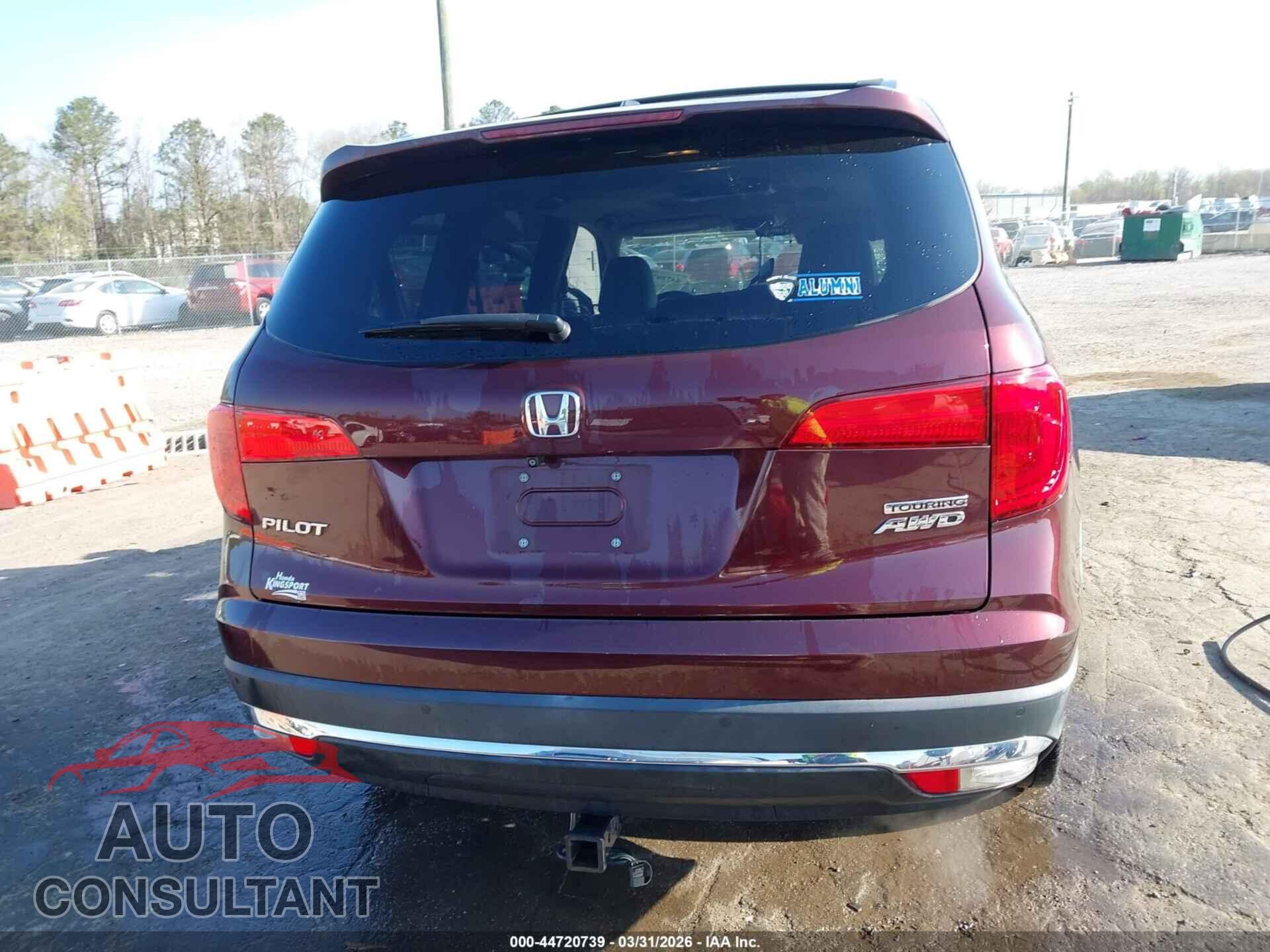 HONDA PILOT 2017 - 5FNYF6H90HB019717
