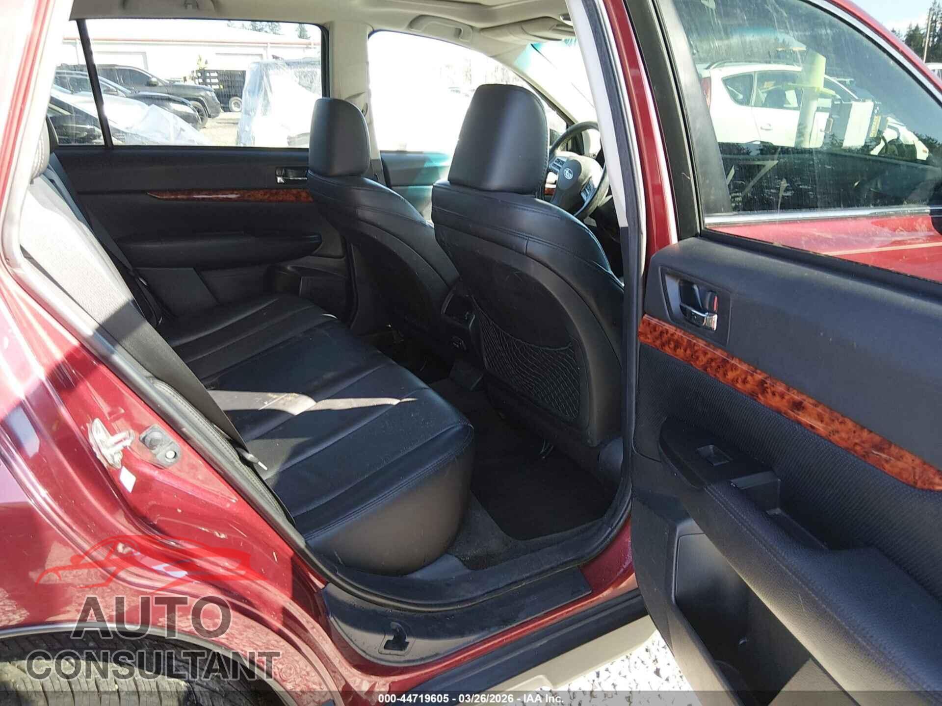 SUBARU OUTBACK 2012 - 4S4BRBKC9C3225100