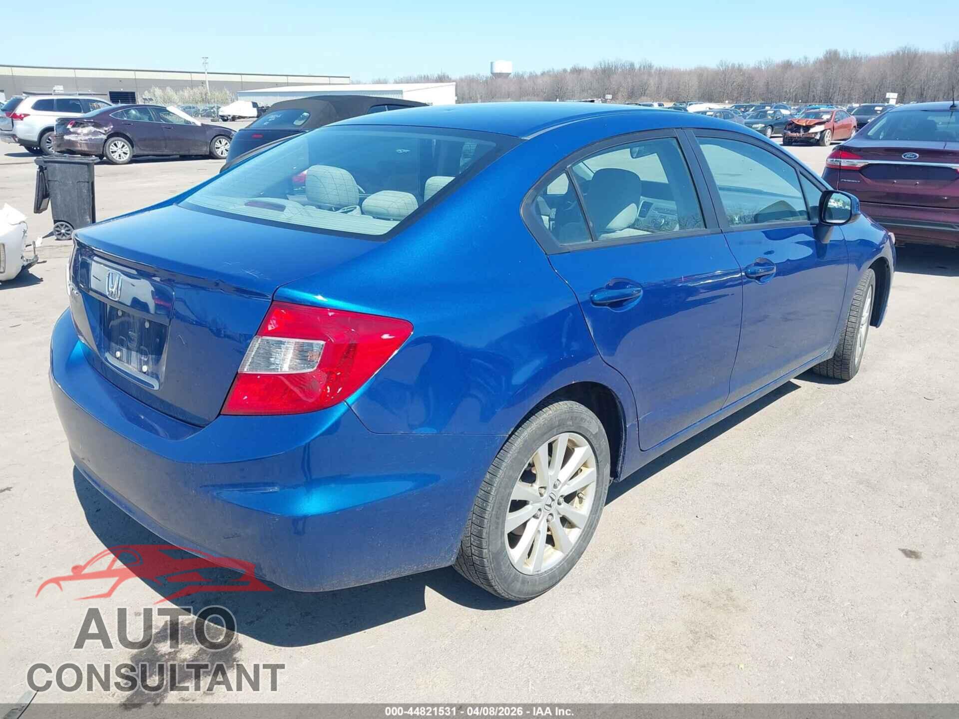 HONDA CIVIC 2012 - 19XFB2F80CE001271