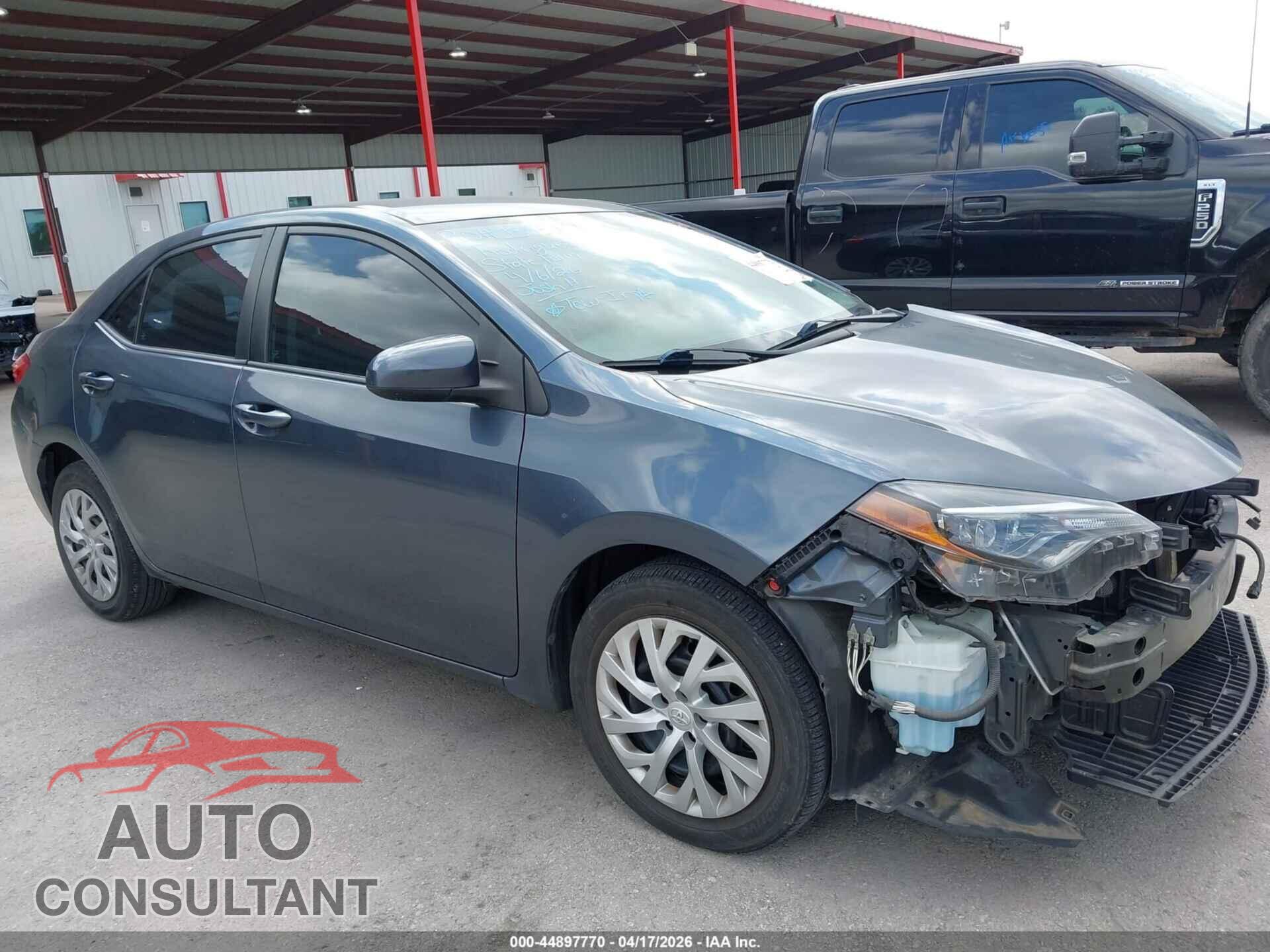 TOYOTA COROLLA 2019 - 2T1BURHE0KC193101