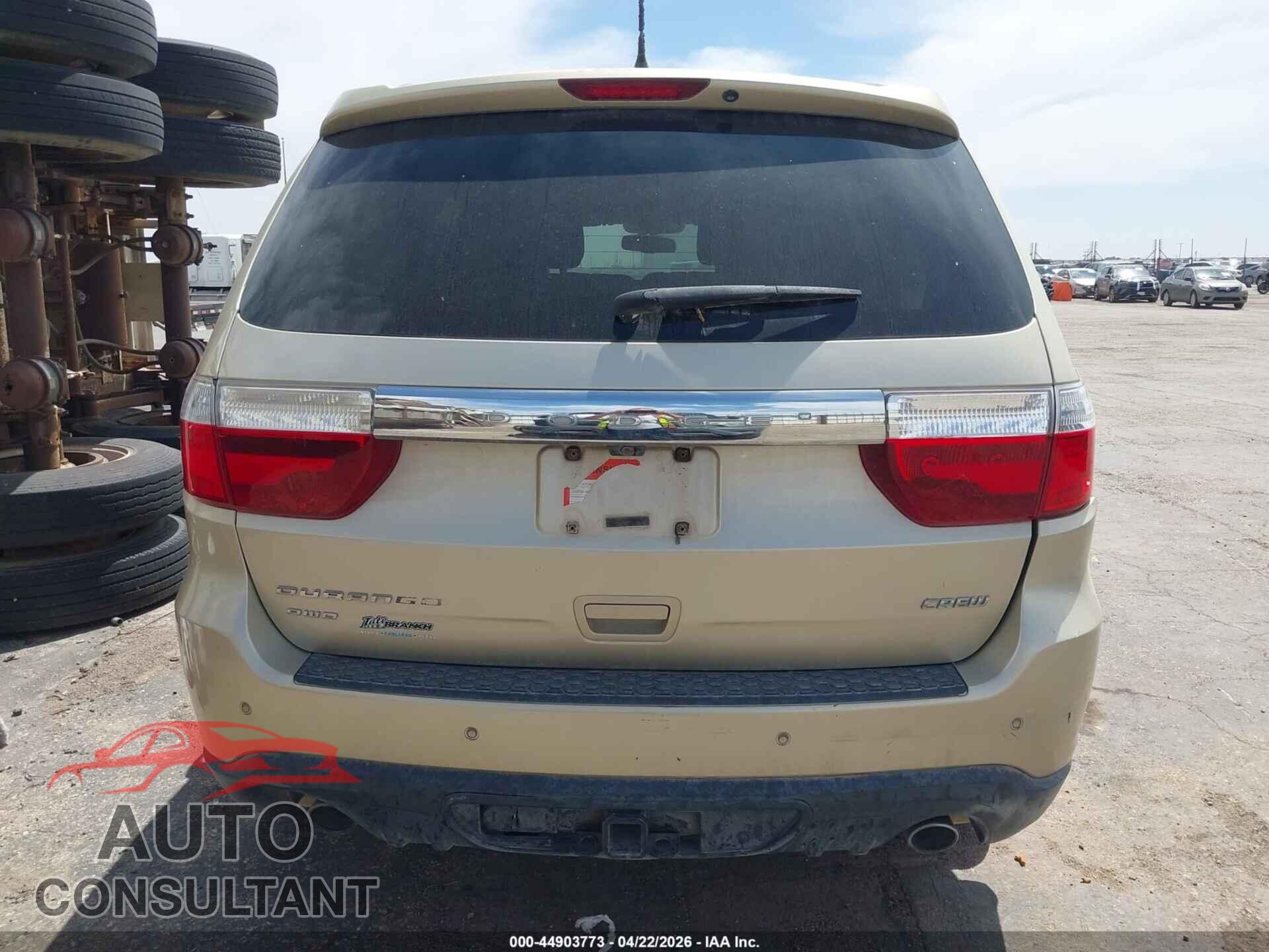 DODGE DURANGO 2012 - 1C4SDJDT6CC181535