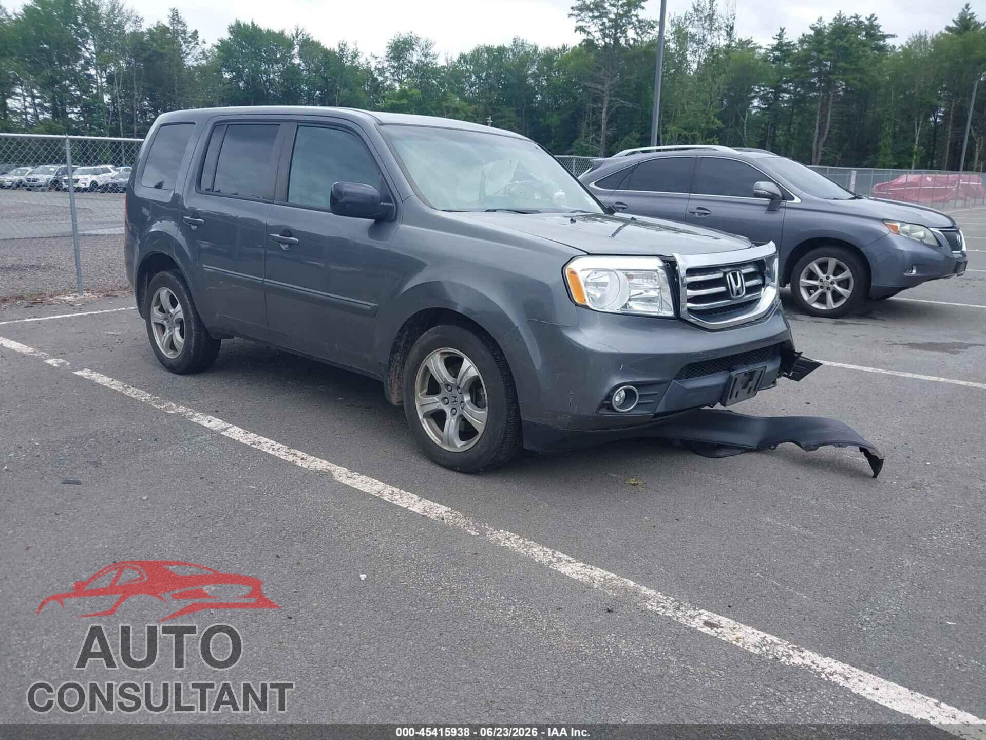 HONDA PILOT 2013 - 5FNYF4H64DB070383
