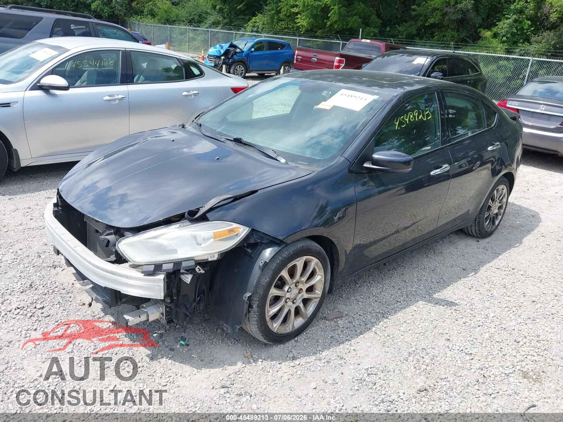 DODGE DART 2014 - 1C3CDFCB8ED675245
