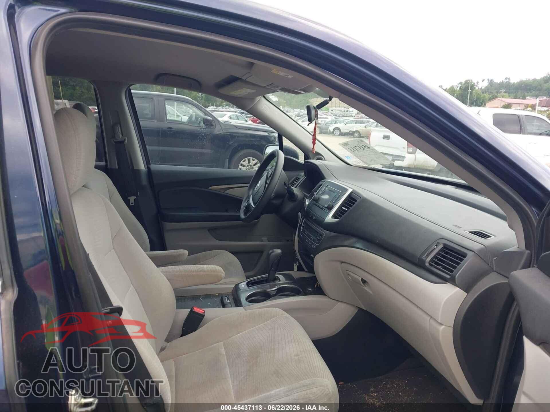 HONDA PILOT 2018 - 5FNYF6H16JB040085