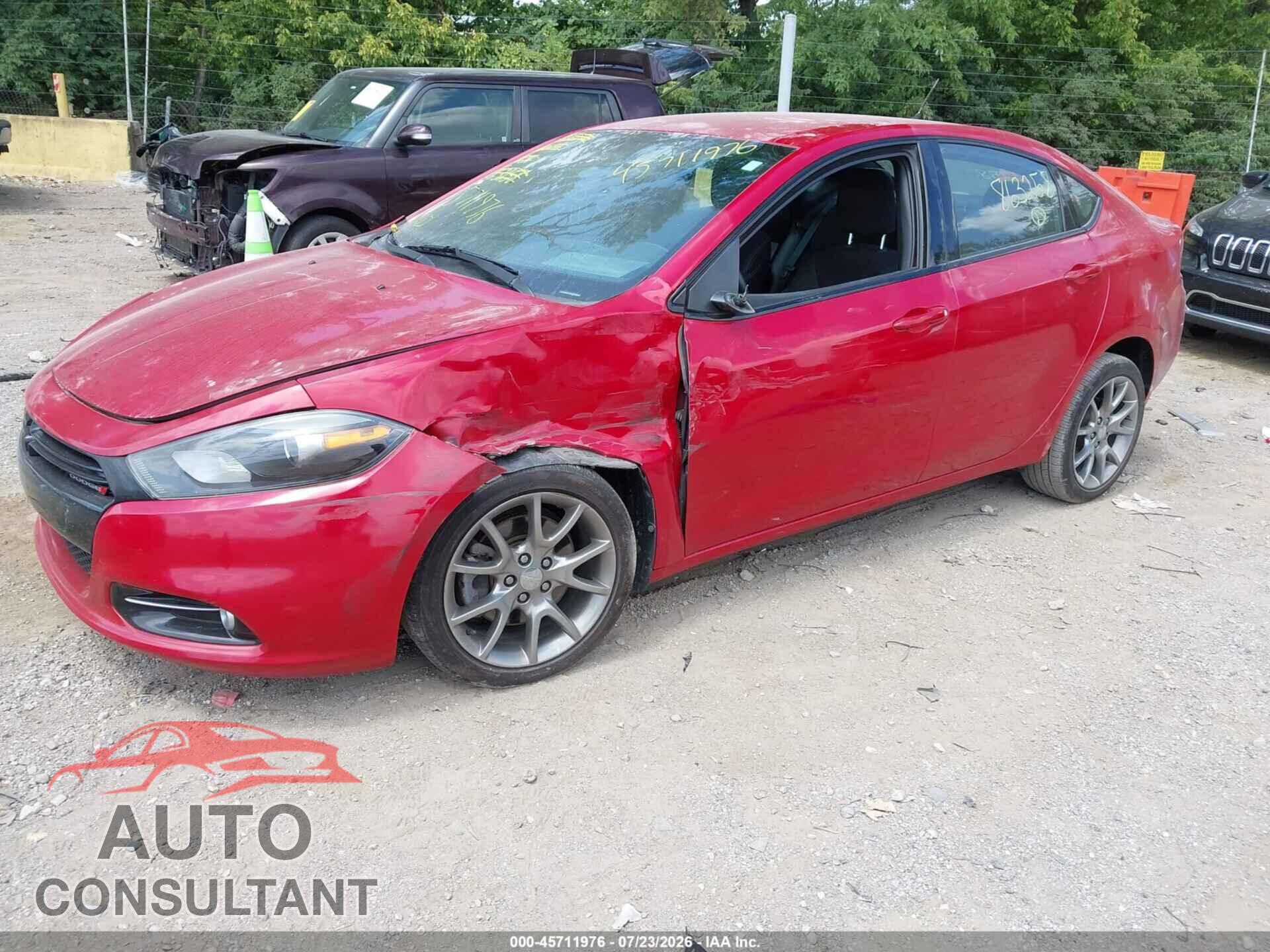 DODGE DART 2014 - 1C3CDFBB2ED863258