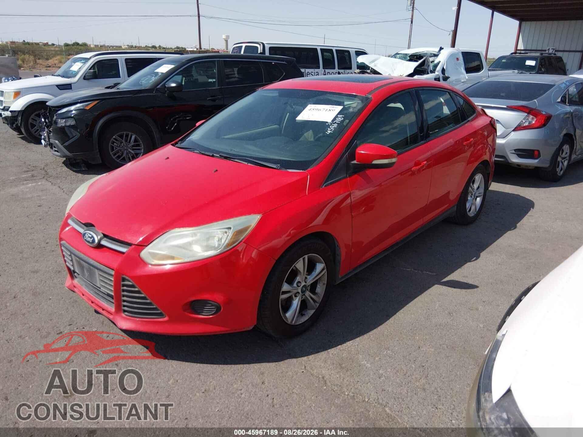 FORD FOCUS 2013 - 1FADP3F21DL369824