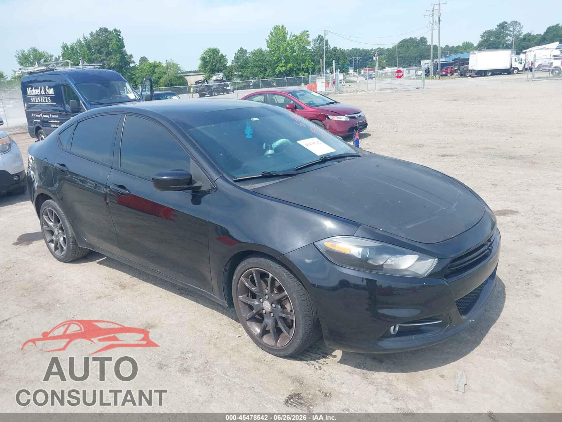 DODGE DART 2013 - 1C3CDFBH2DD153375