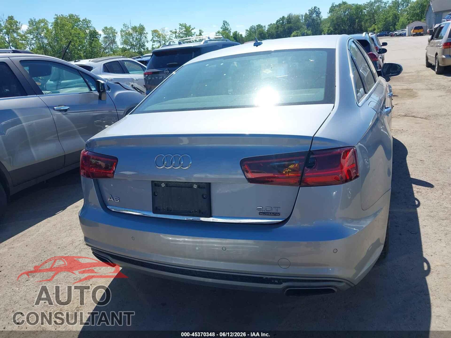 AUDI A6 2016 - WAUGFAFC0GN110657