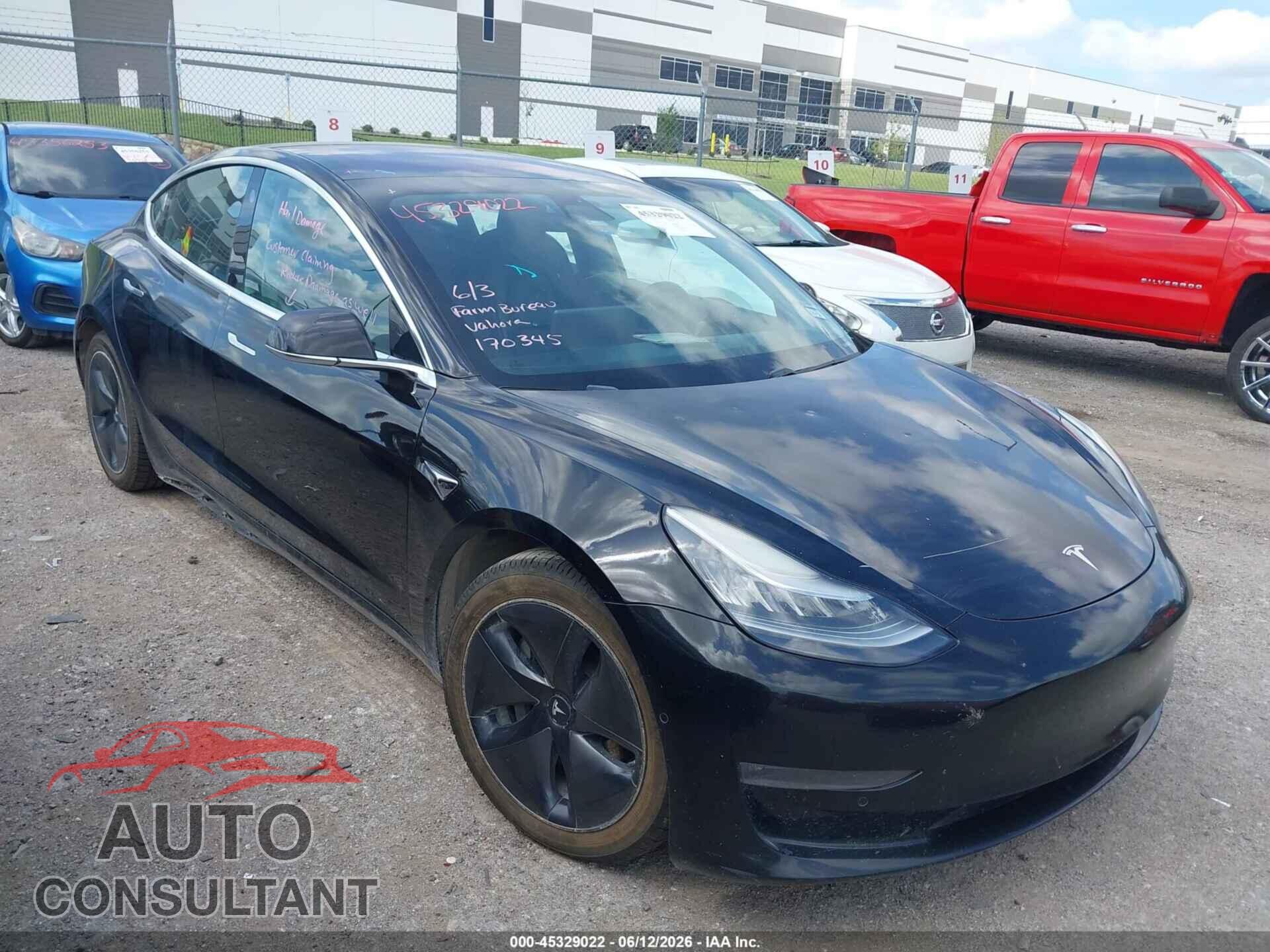 TESLA MODEL 3 2018 - 5YJ3E1EB2JF170345
