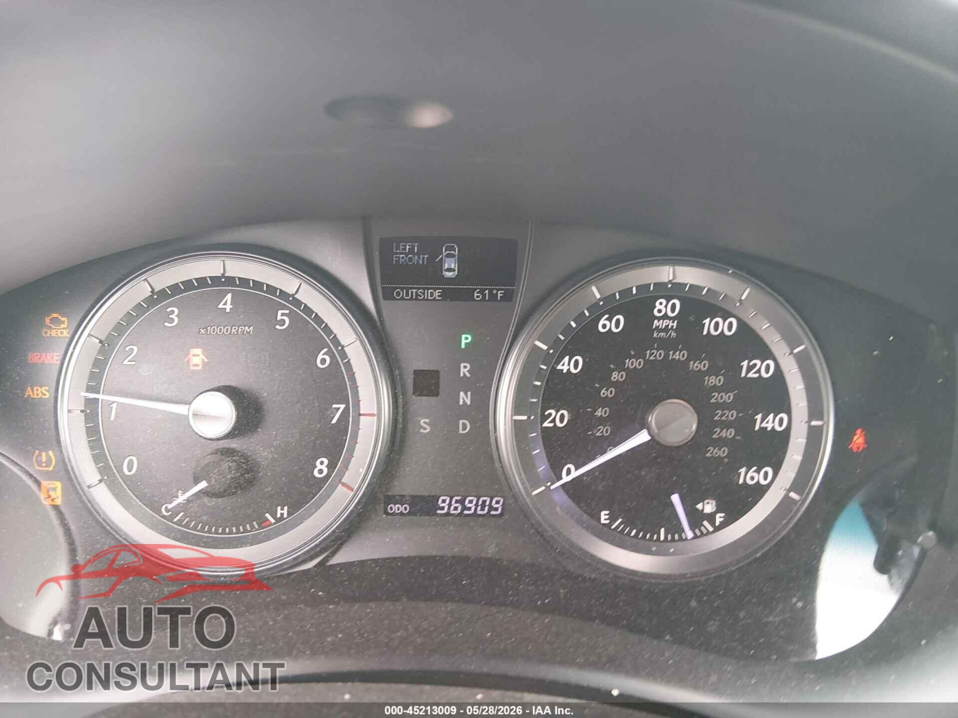 LEXUS ES 350 2010 - JTHBK1EG1A2389265