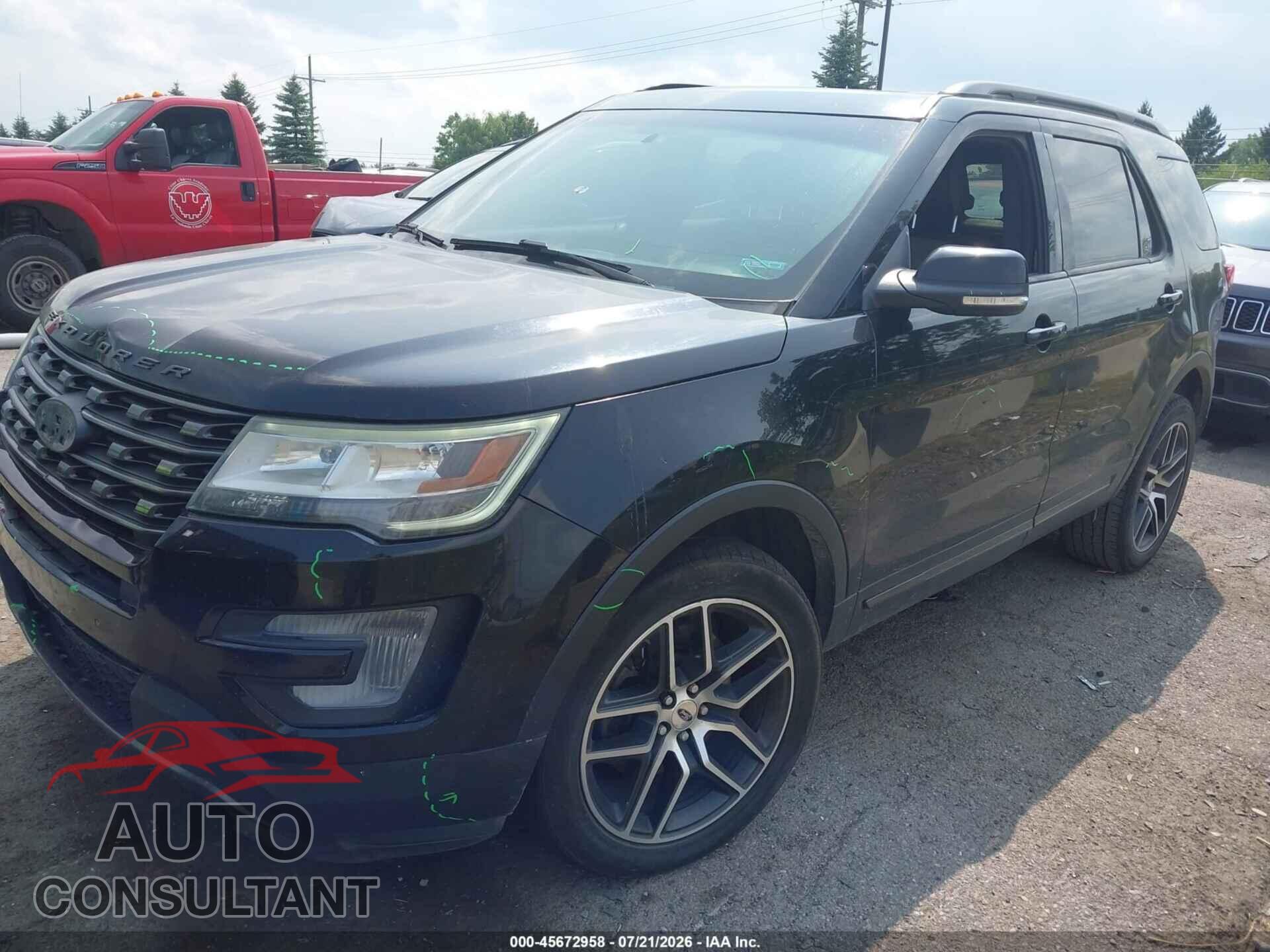 FORD EXPLORER 2017 - 1FM5K8D89HGA10071