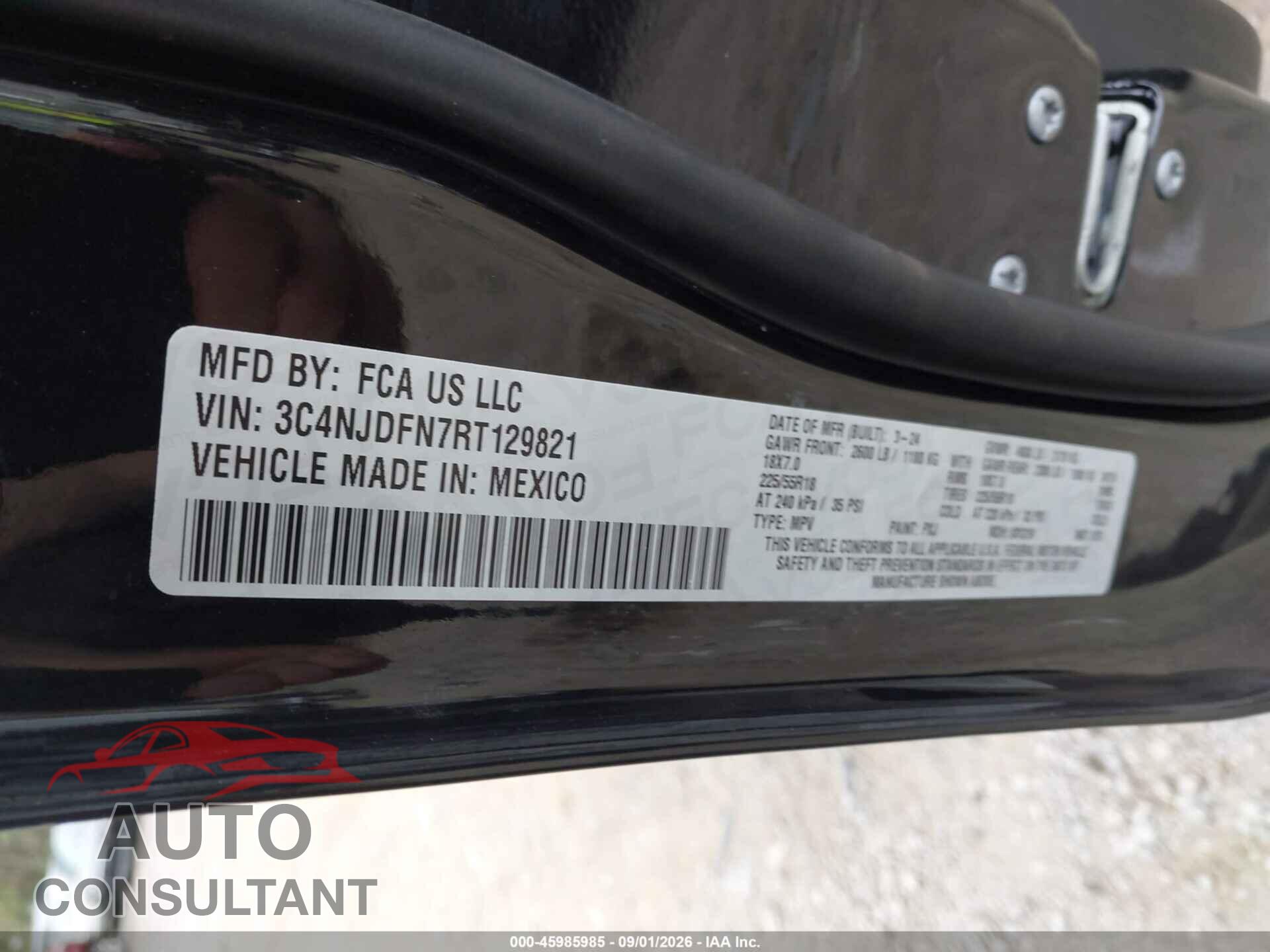 JEEP COMPASS 2024 - 3C4NJDFN7RT129821