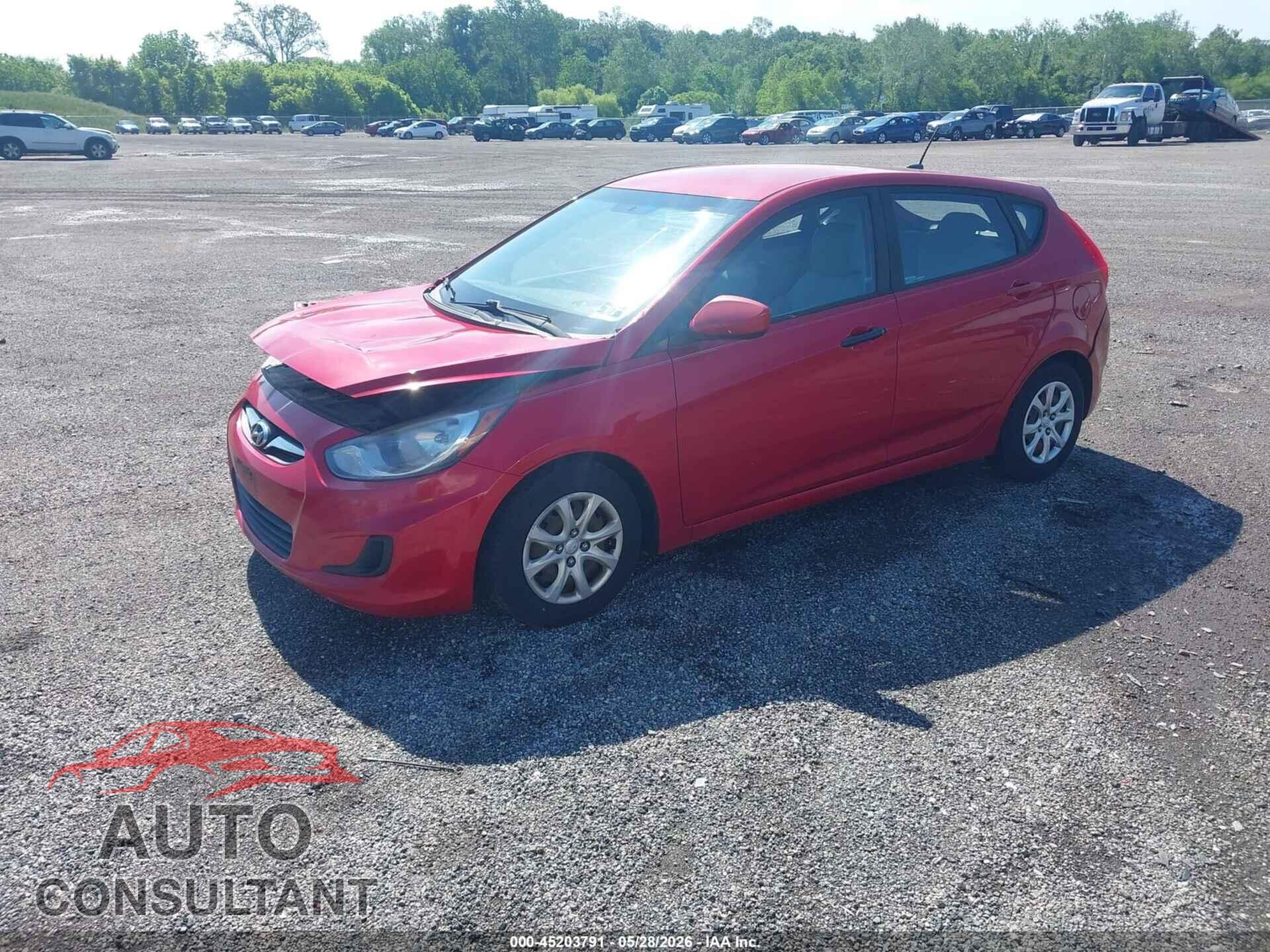 HYUNDAI ACCENT 2013 - KMHCT5AE9DU081764