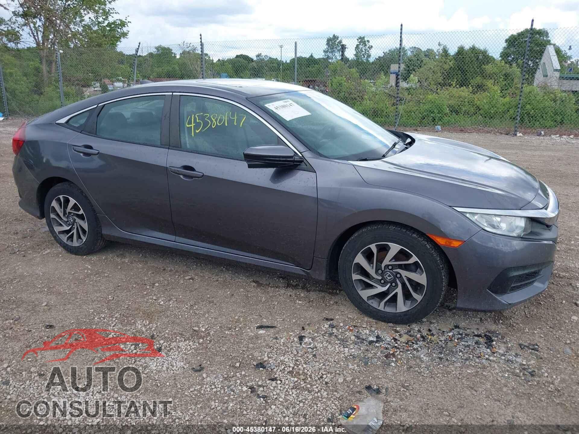 HONDA CIVIC 2017 - 19XFC2F70HE044794