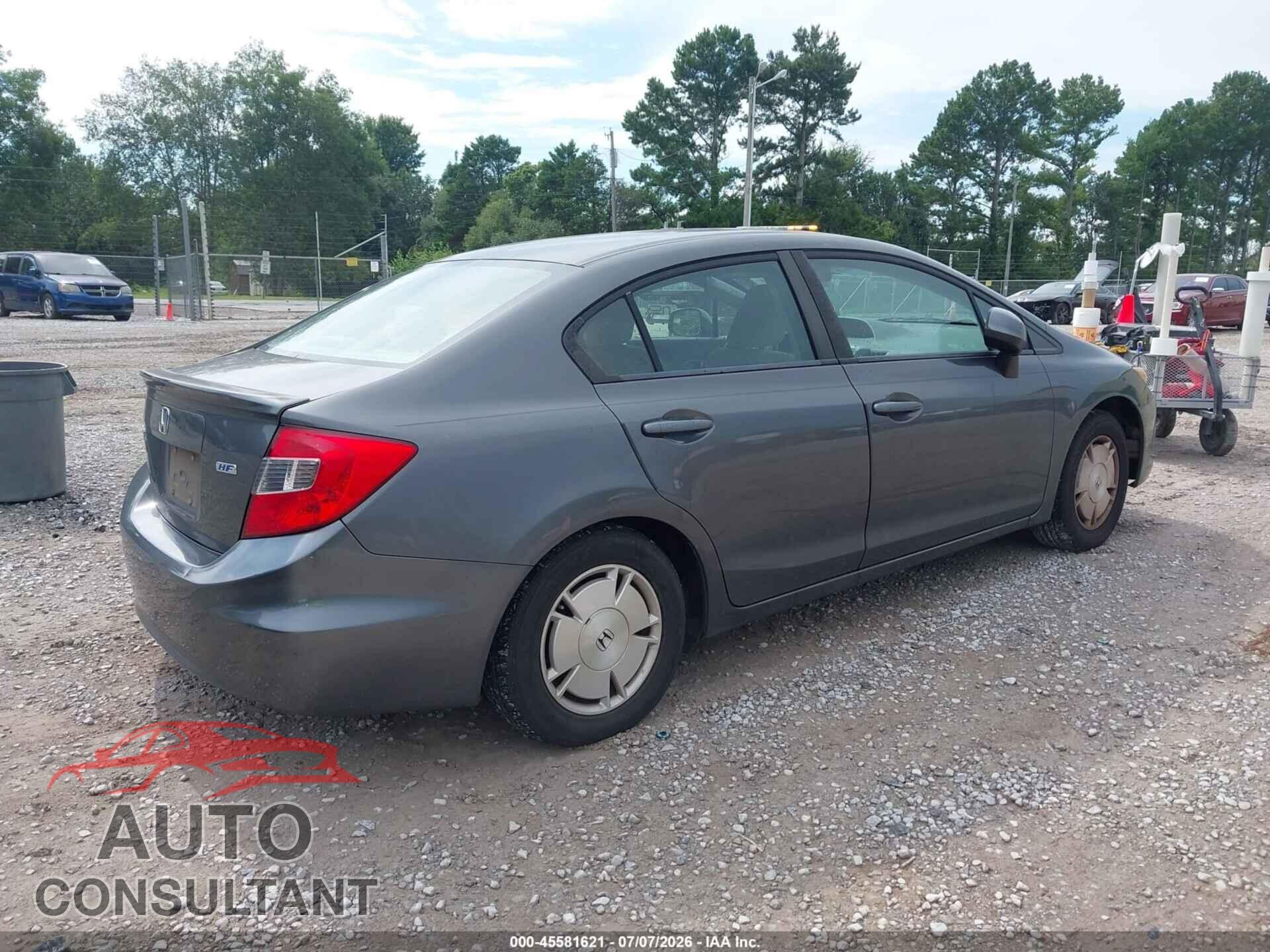 HONDA CIVIC 2012 - 2HGFB2F61CH568643