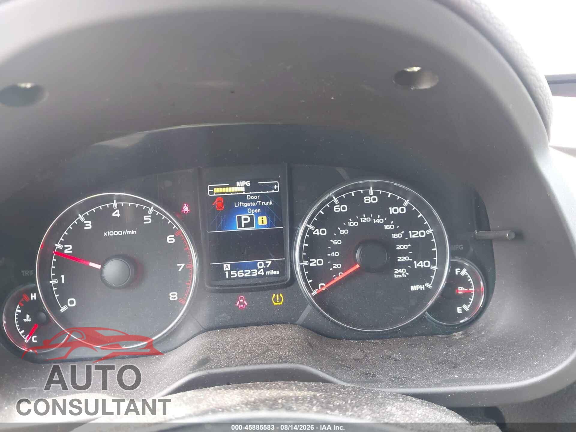 SUBARU OUTBACK 2013 - 4S4BRCLC0D3279942