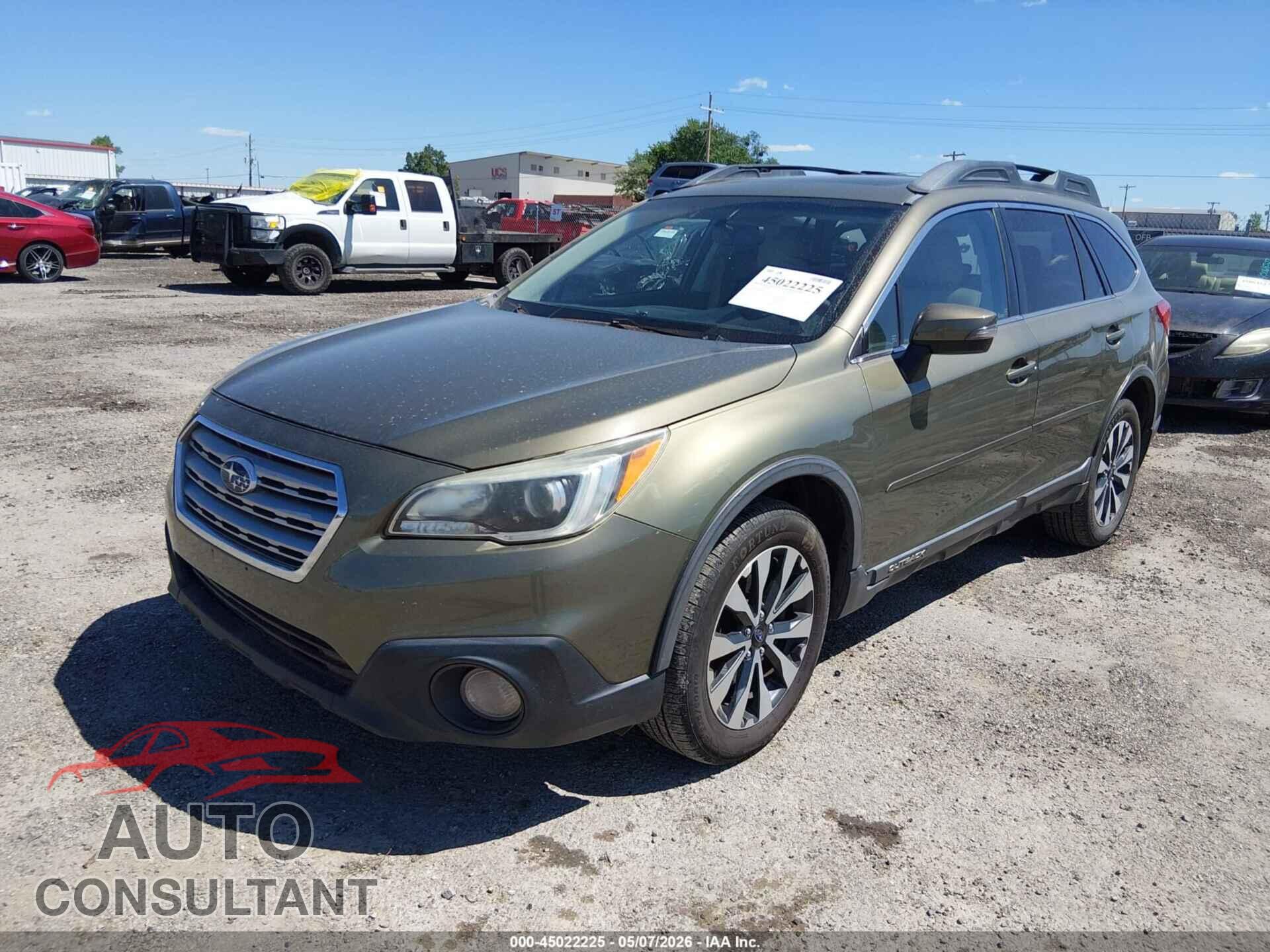 SUBARU OUTBACK 2015 - 4S4BSELC8F3215327