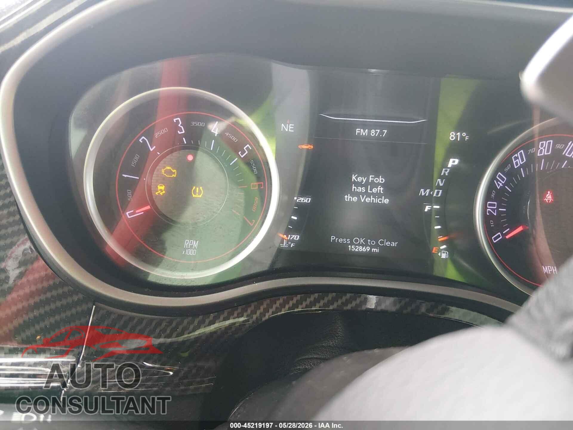 DODGE CHALLENGER 2019 - 2C3CDZFJ6KH596627