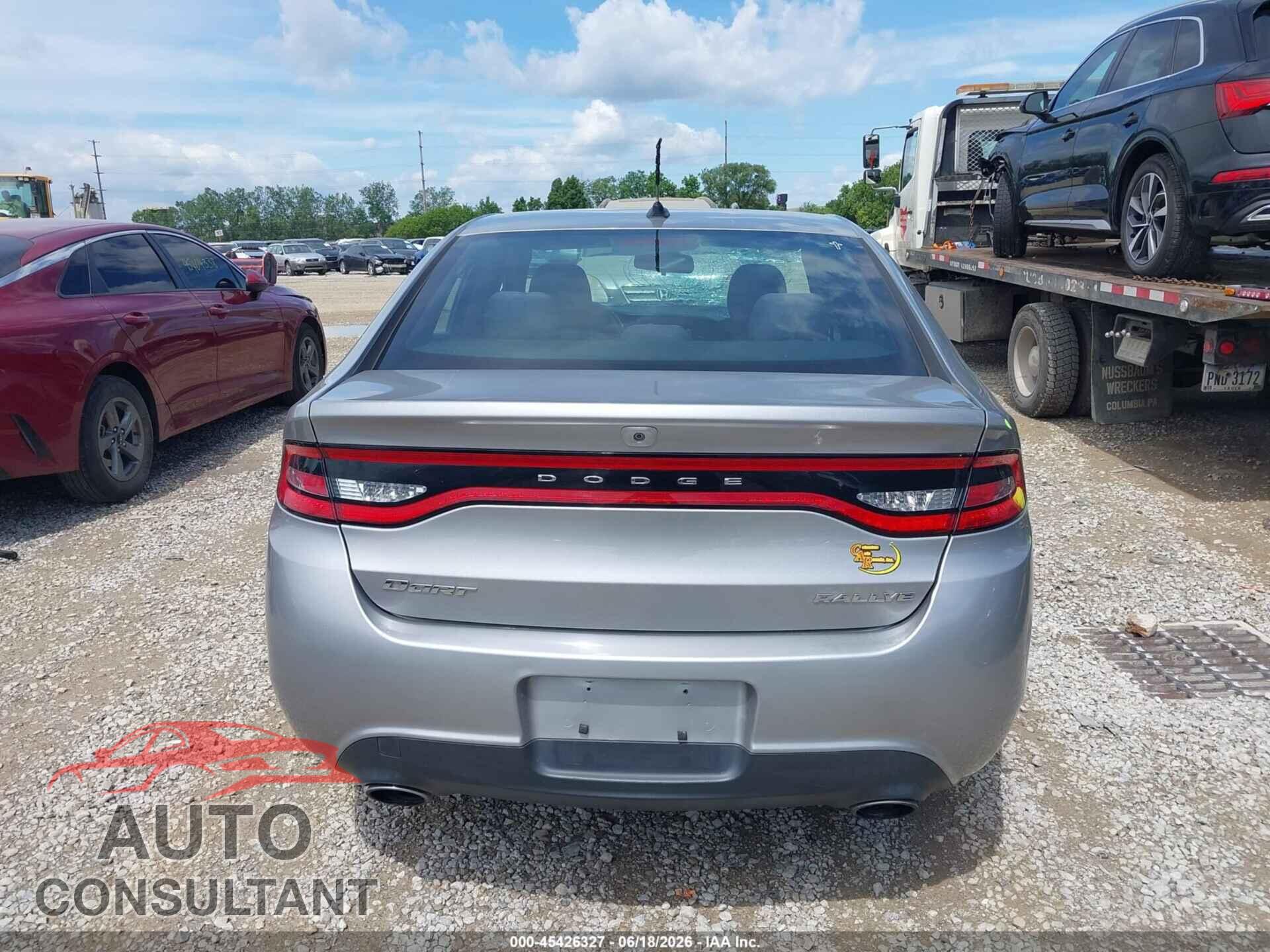 DODGE DART 2015 - 1C3CDFBB8FD320577