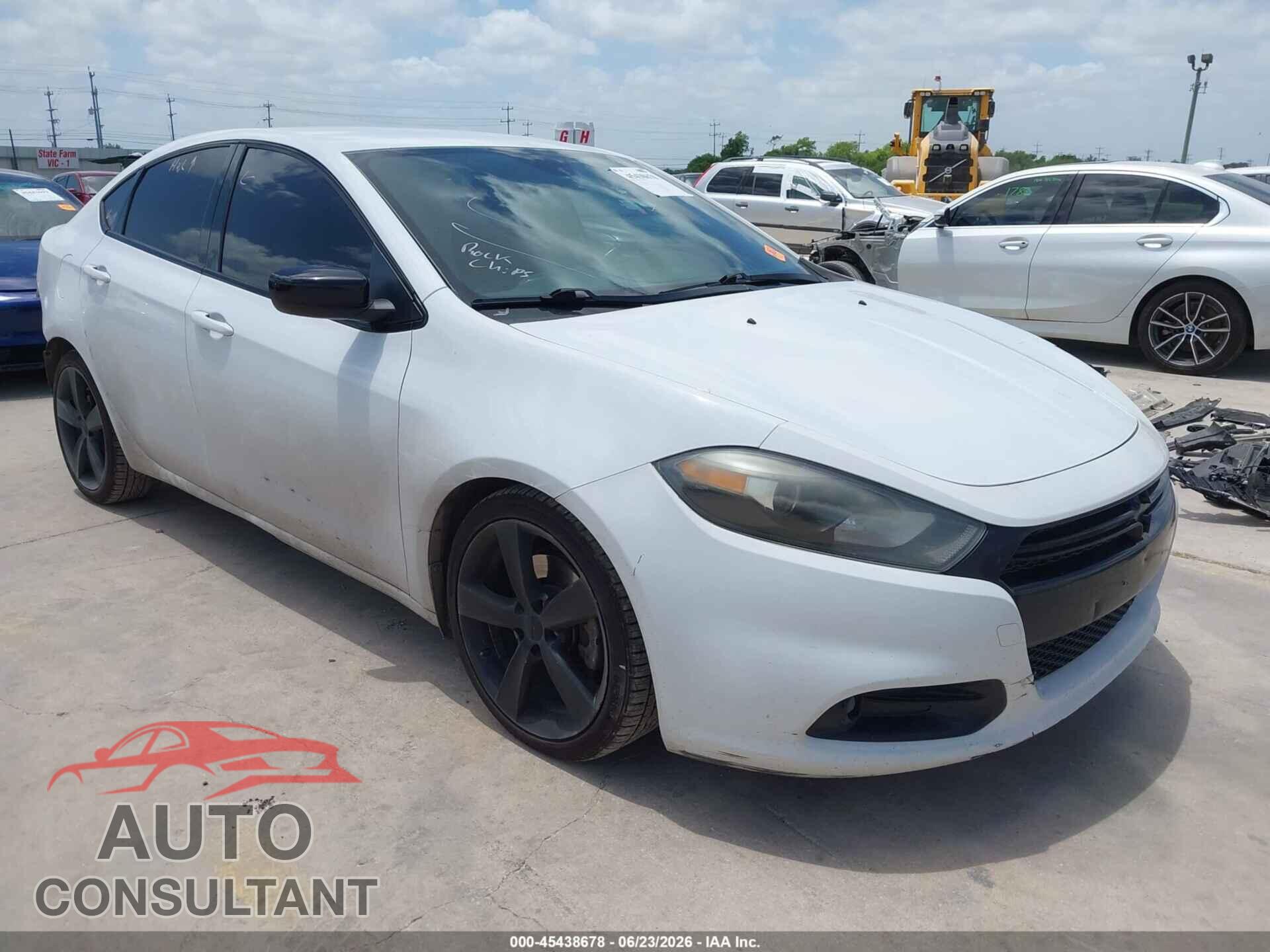DODGE DART 2015 - 1C3CDFBB2FD146599