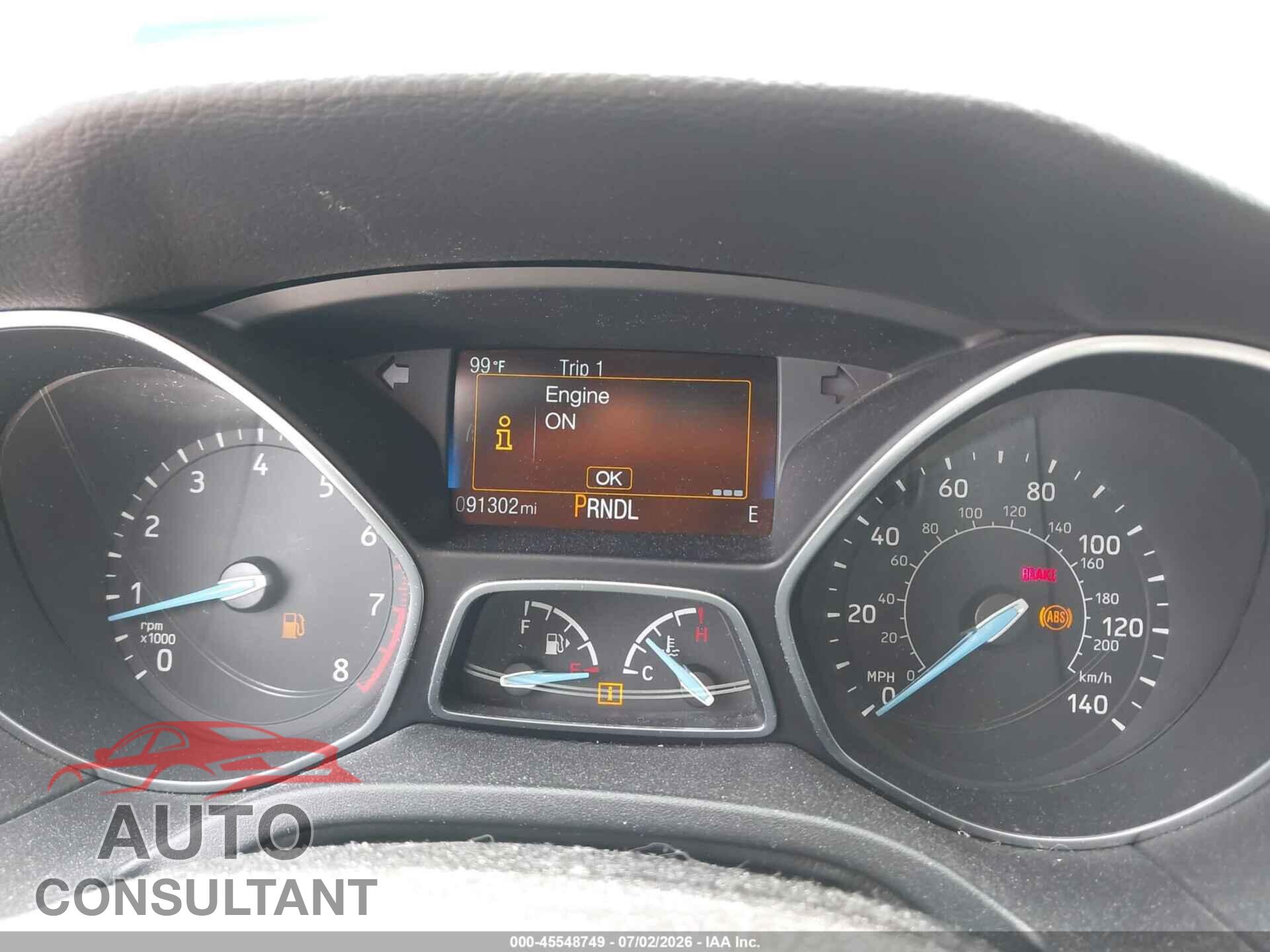 FORD FOCUS 2015 - 1FADP3F20FL242808