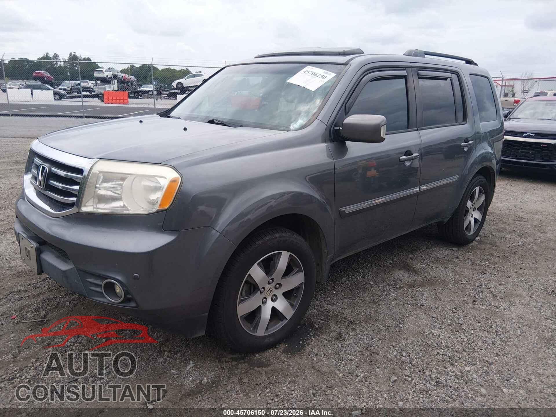 HONDA PILOT 2012 - 5FNYF3H90CB029901