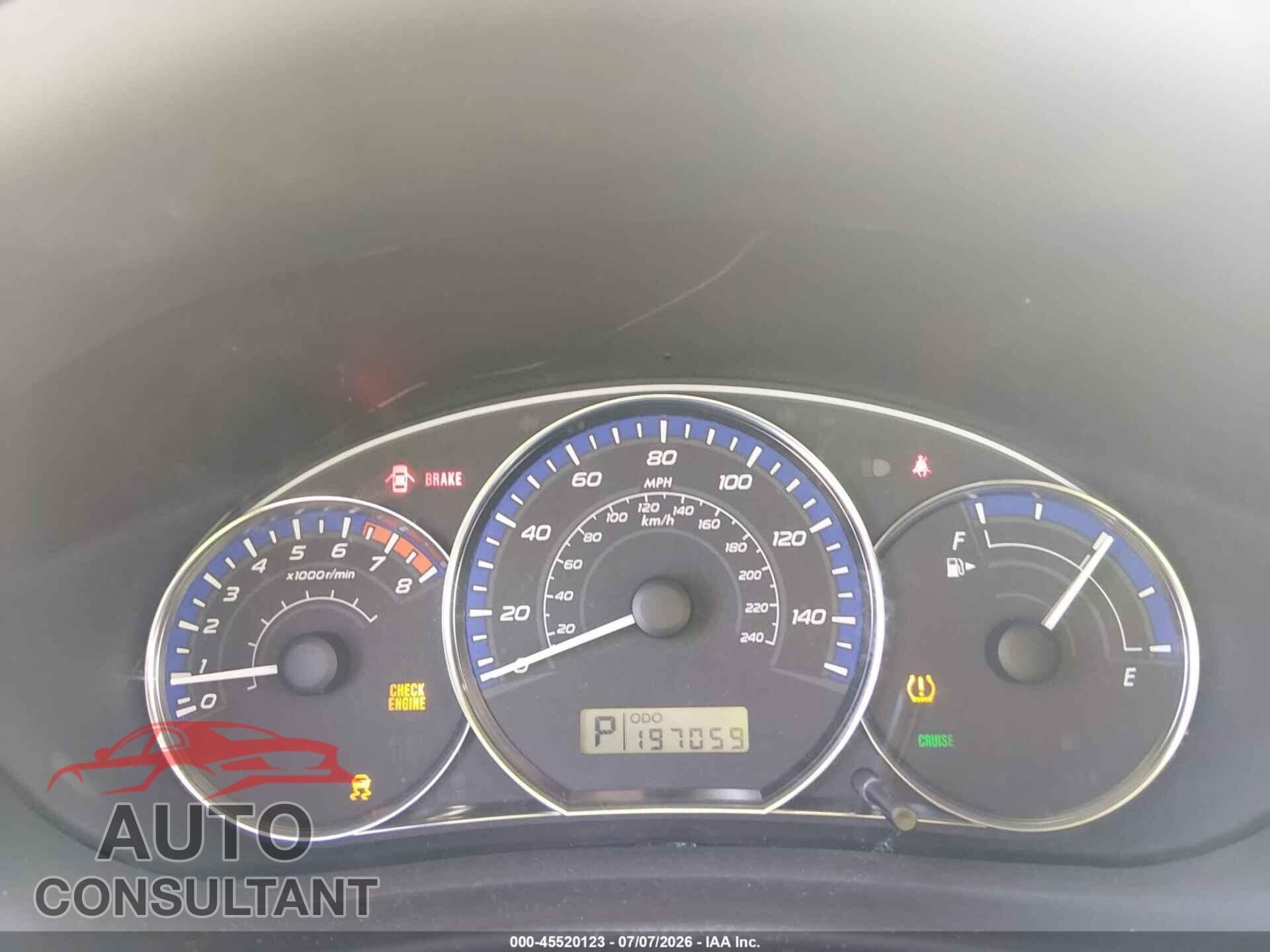 SUBARU FORESTER 2012 - JF2SHAEC4CH412956